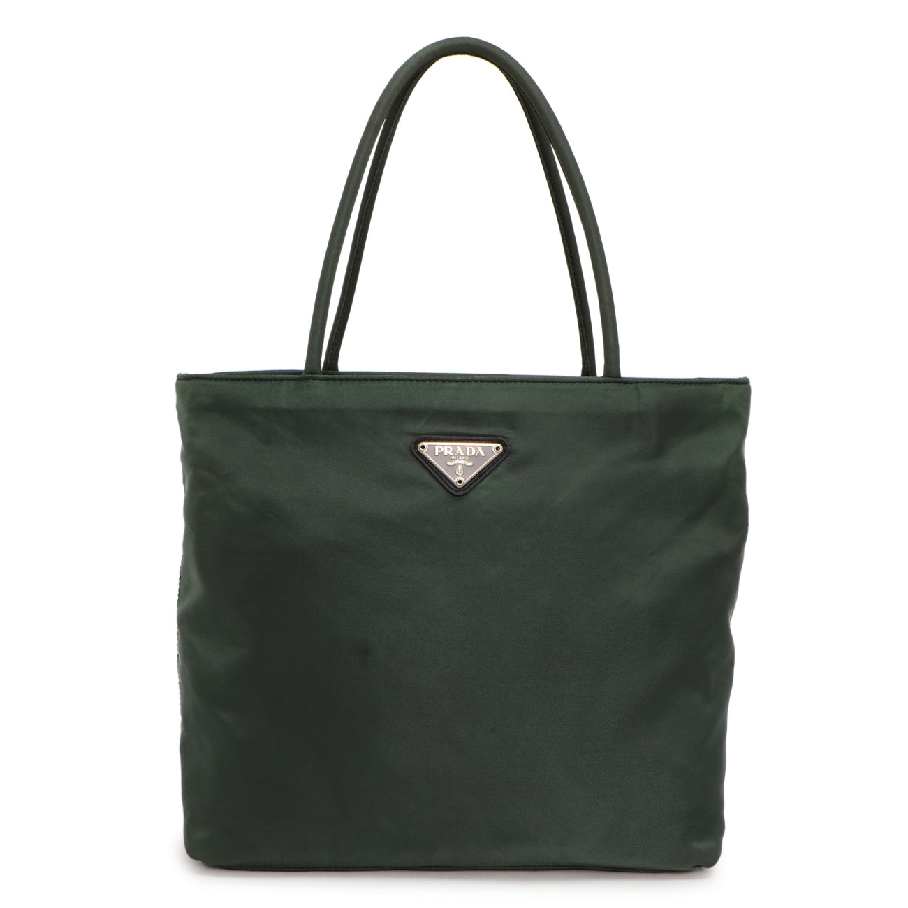 Prada Green Tessuto Nylon City Tote