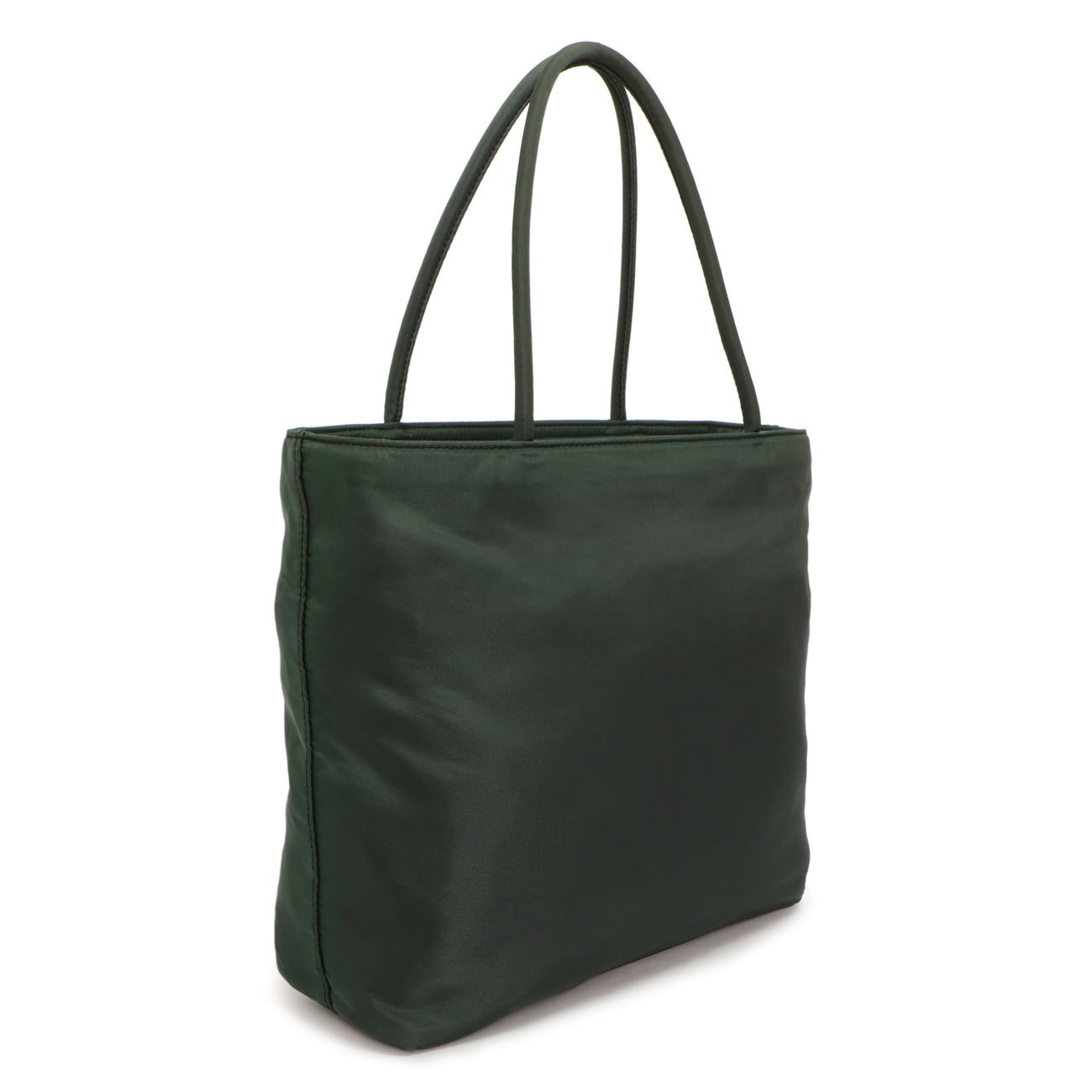 Prada Green Tessuto Nylon City Tote