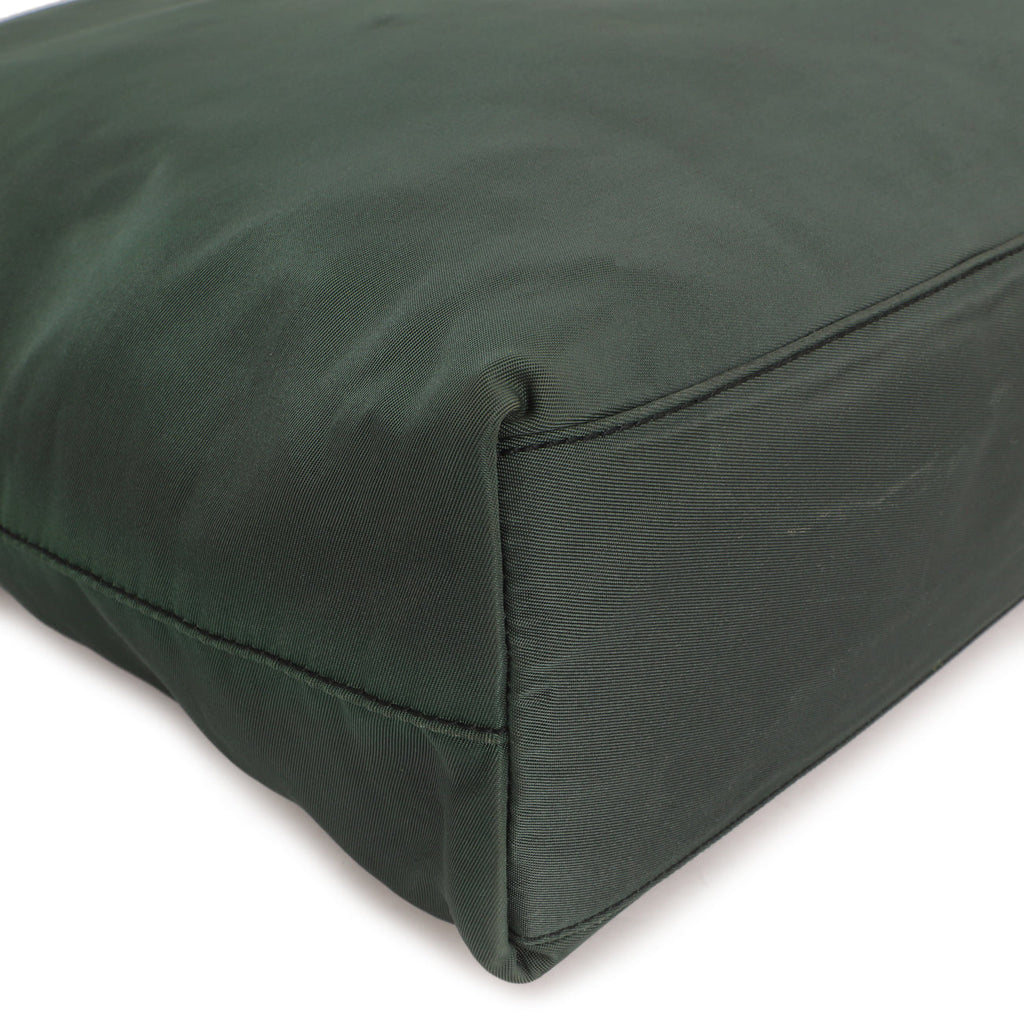 Prada Green Tessuto Nylon City Tote