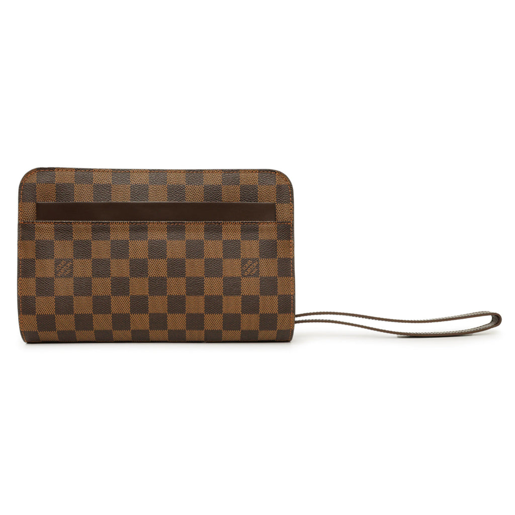 Louis Vuitton Damier Ebene Pochette Saint Louis Clutch