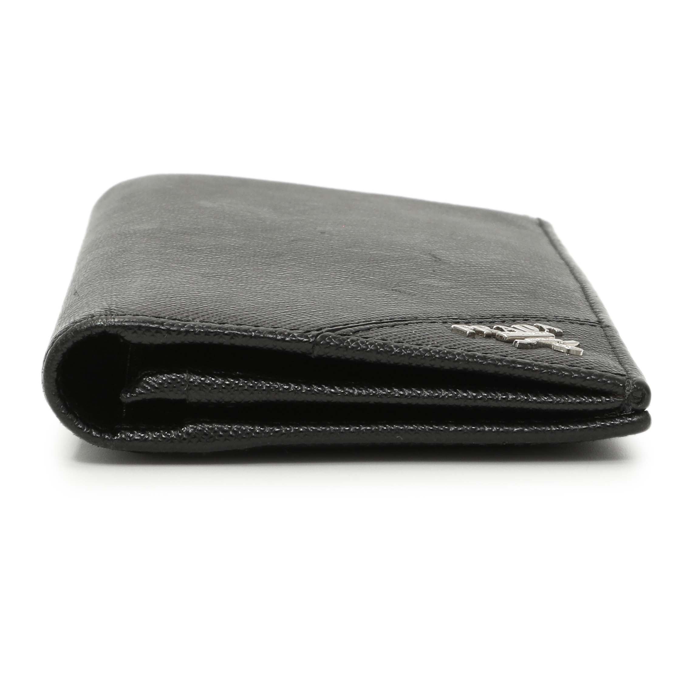 Prada Nero Saffiano Bifold Long Wallet