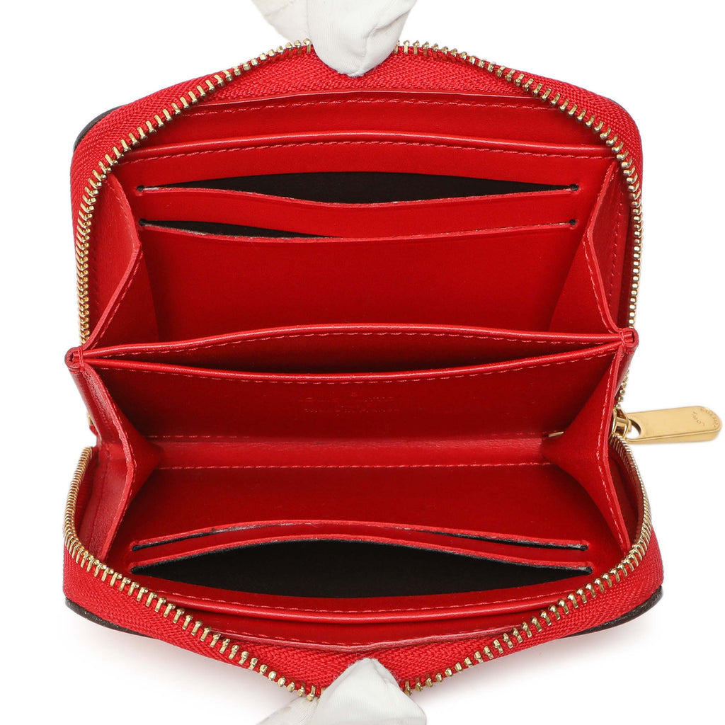 Louis Vuitton Pomme D'Amour Patent Sweet Monogram Zippy Coin Purse