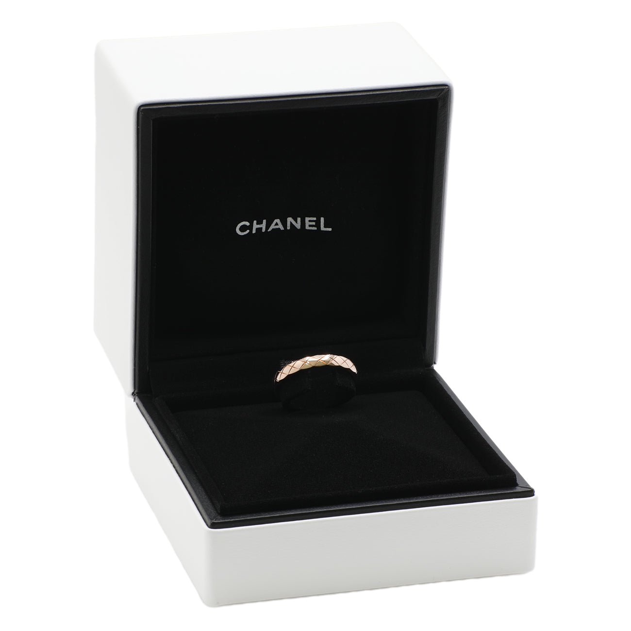 Chanel 18K Beige Gold Mini Coco Crush Ring