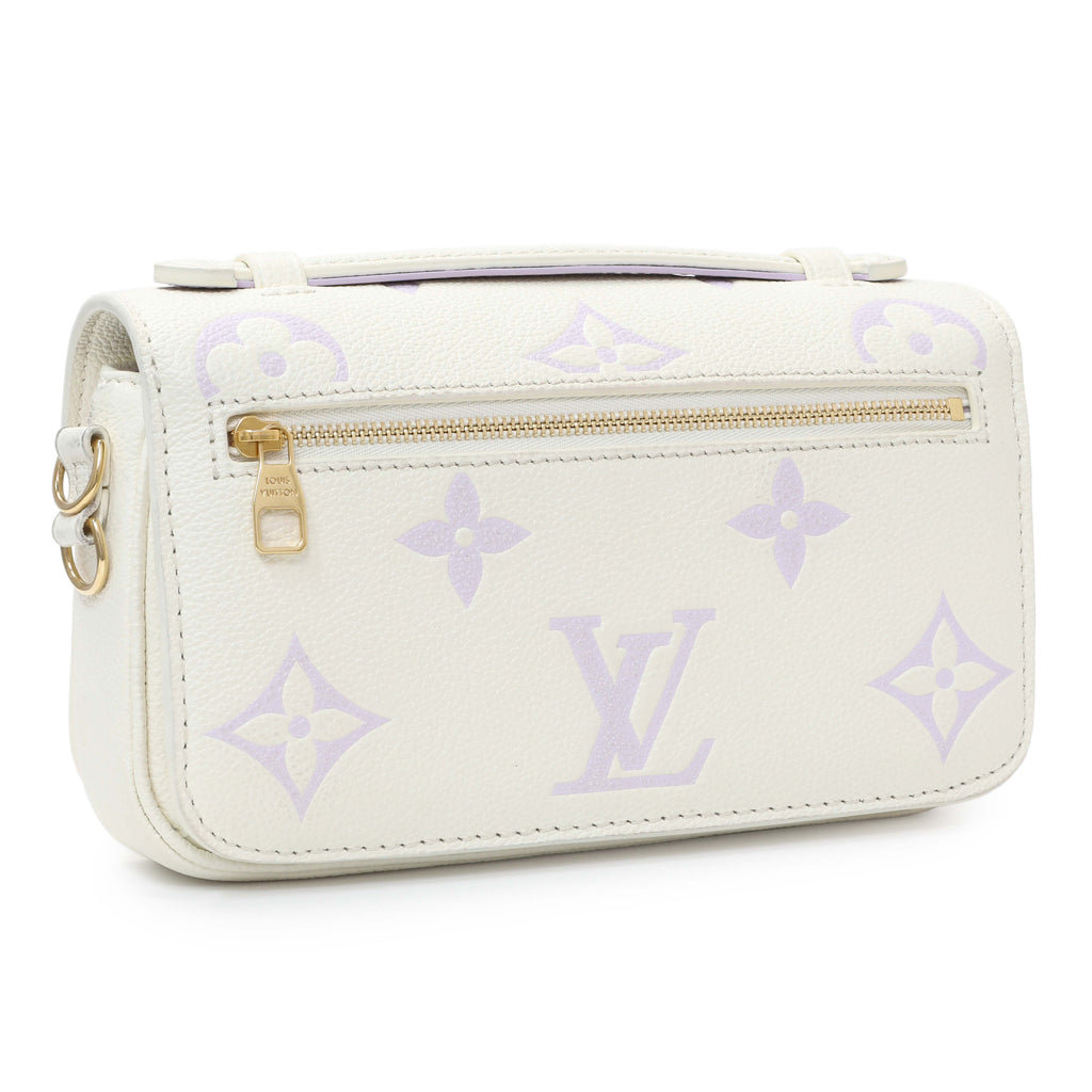 Louis Vuitton Latte Bubble Tea Empreinte Pochette Metis East West