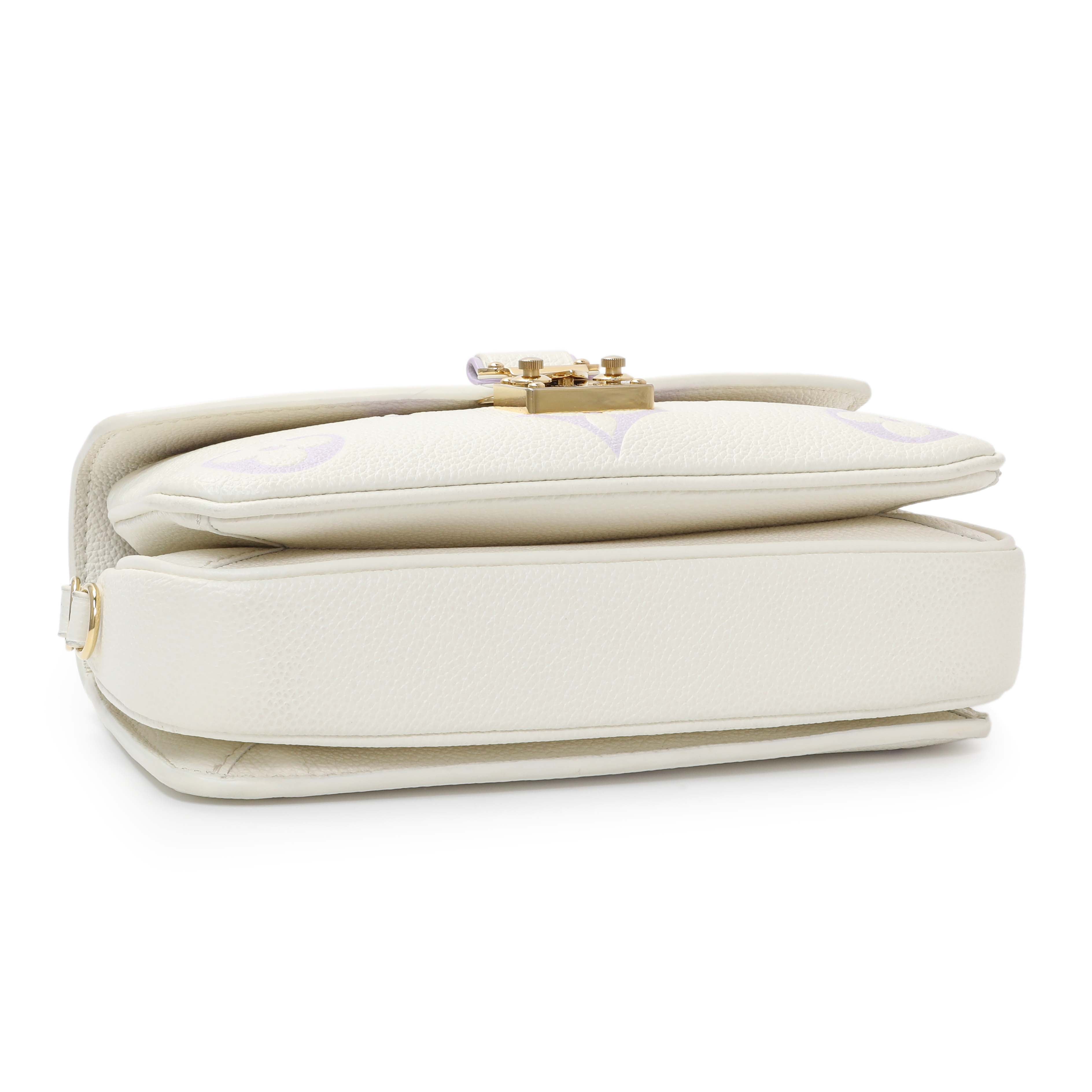 Louis Vuitton Latte Bubble Tea Empreinte Pochette Metis East West