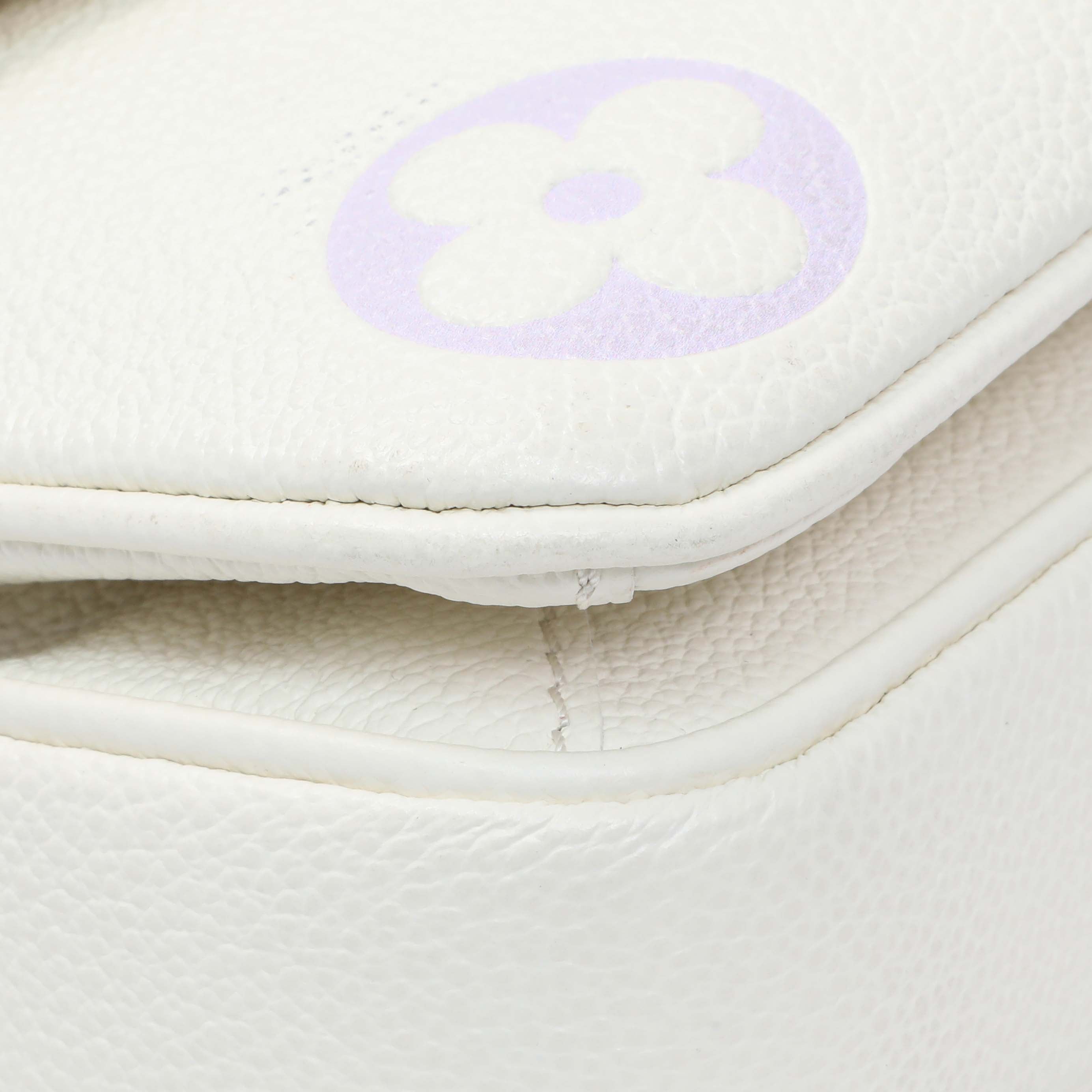 Louis Vuitton Latte Bubble Tea Empreinte Pochette Metis East West