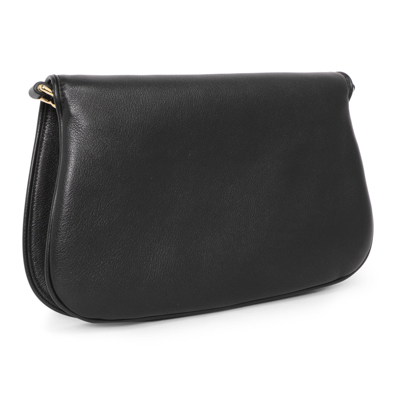 Gucci Black Roxy Calfskin Blondie Chain Shoulder Bag