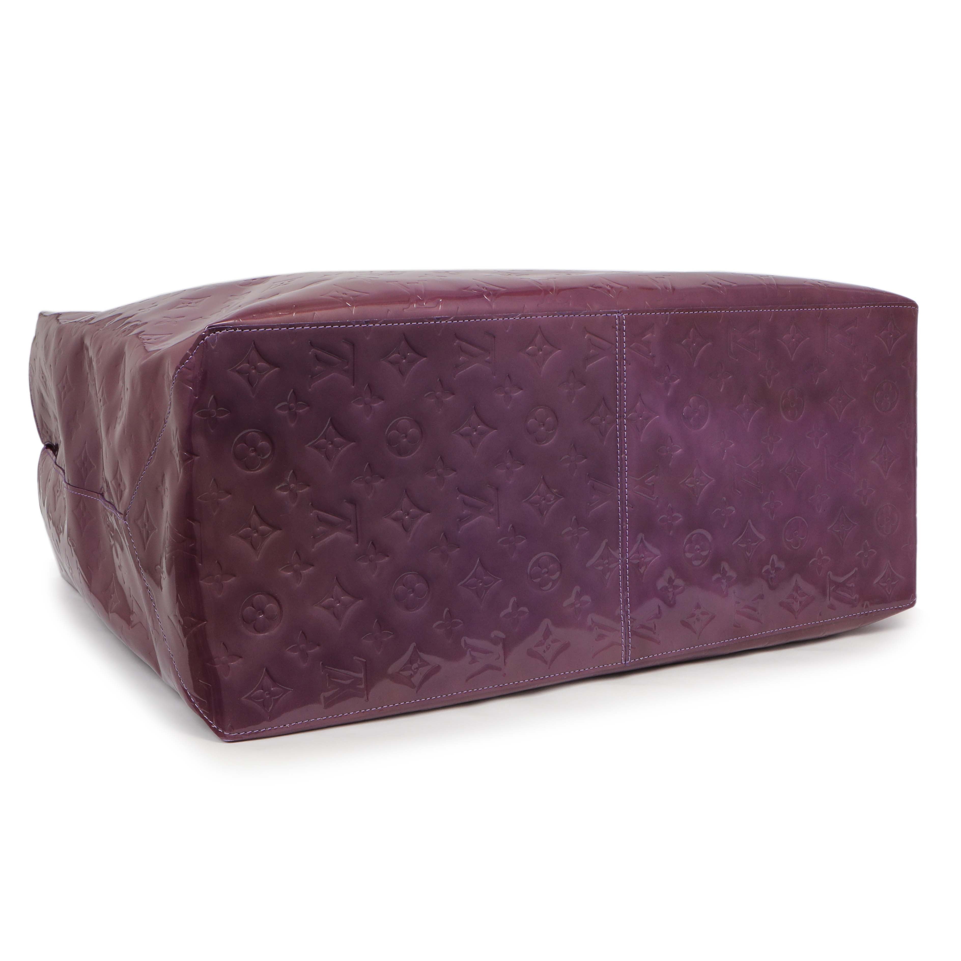 Louis Vuitton Purple Vernis Reade GM