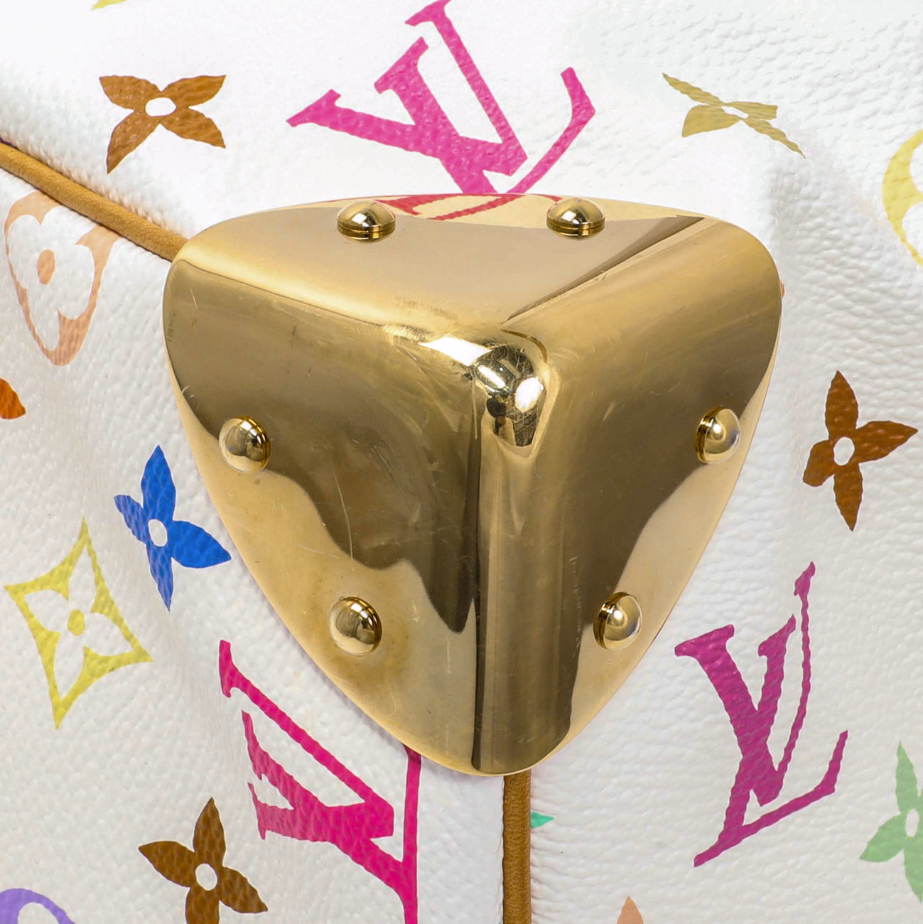 Louis Vuitton Monogram White Multicolor Speedy 30