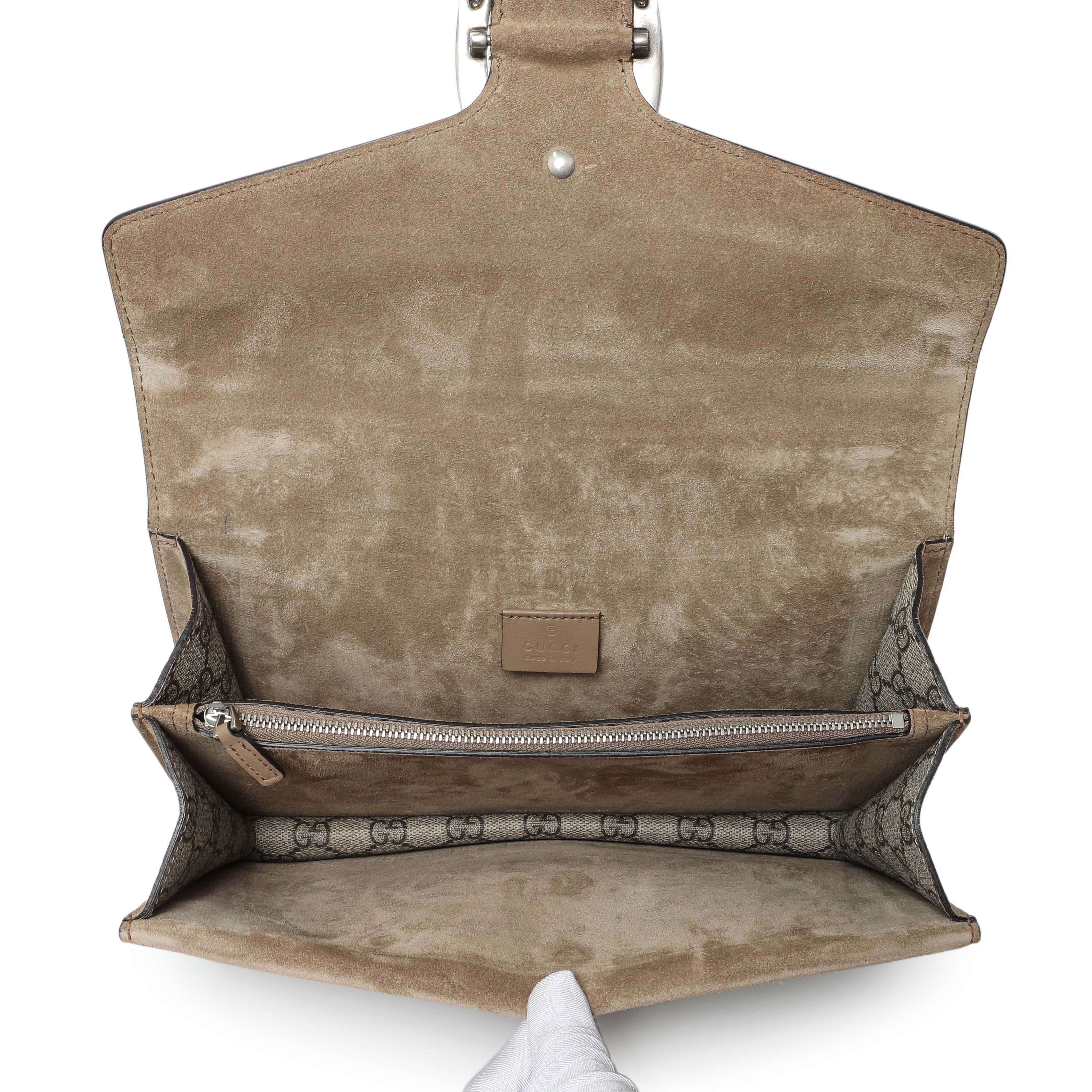 Gucci GG Supreme Monogram Small Dionysus Shoulder Bag