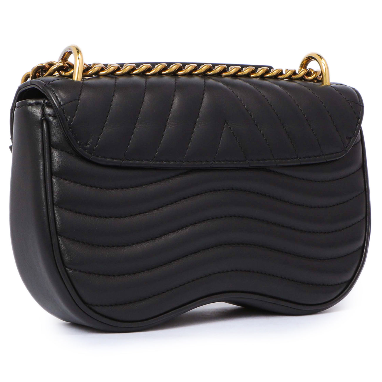 Louis Vuitton Black Calfskin New Wave Chain PM