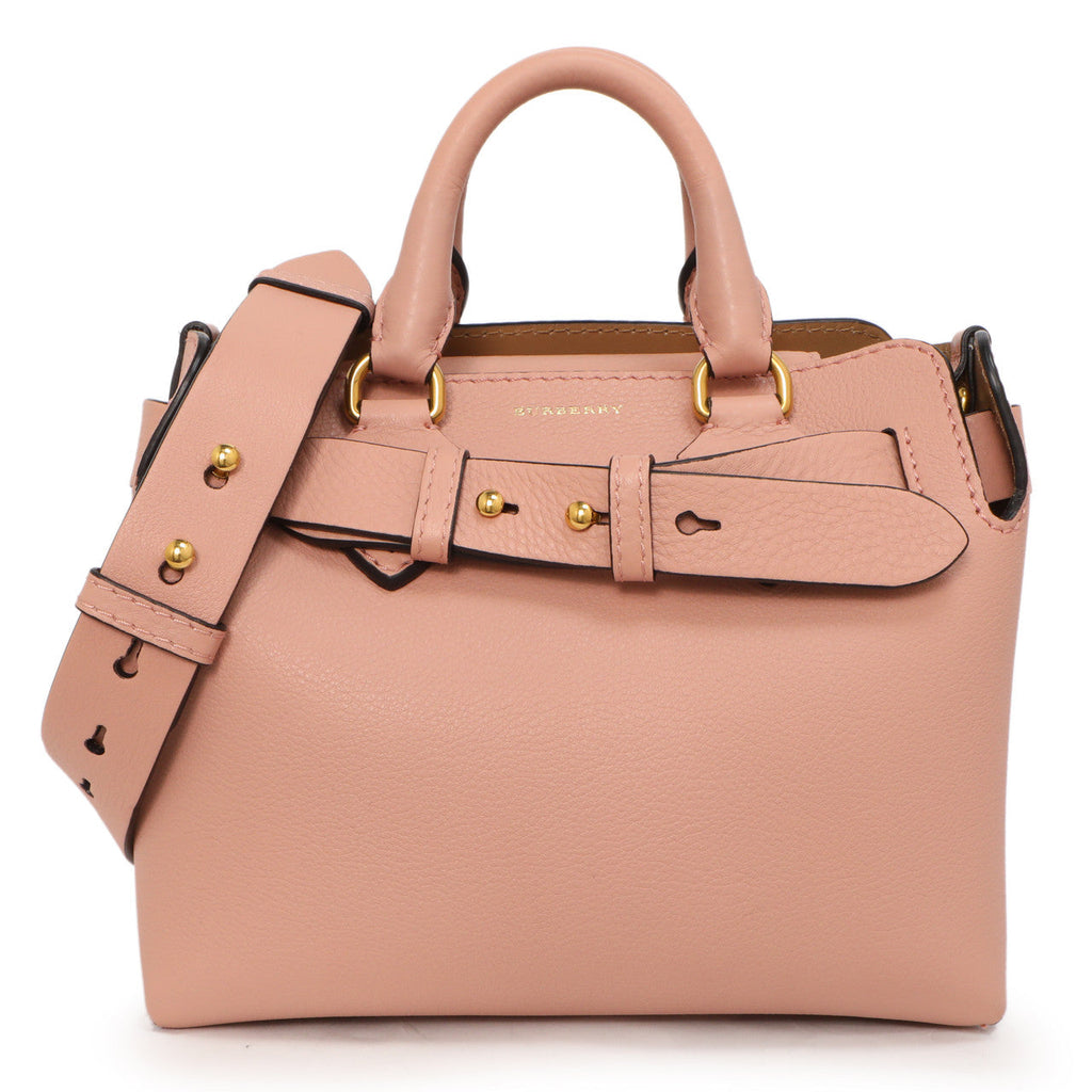 Burberry Ash Rose Soft Grain Calfskin Mini Belt Bag