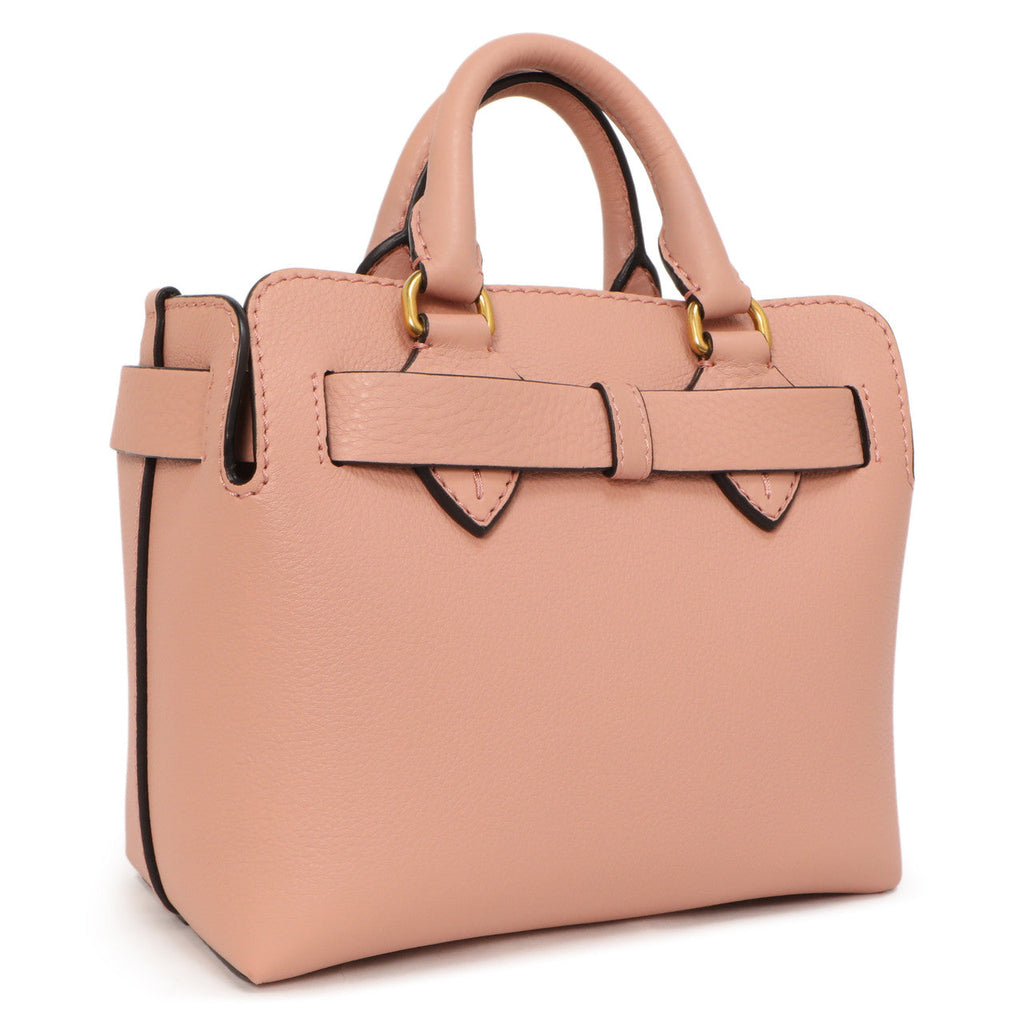 Burberry Ash Rose Soft Grain Calfskin Mini Belt Bag