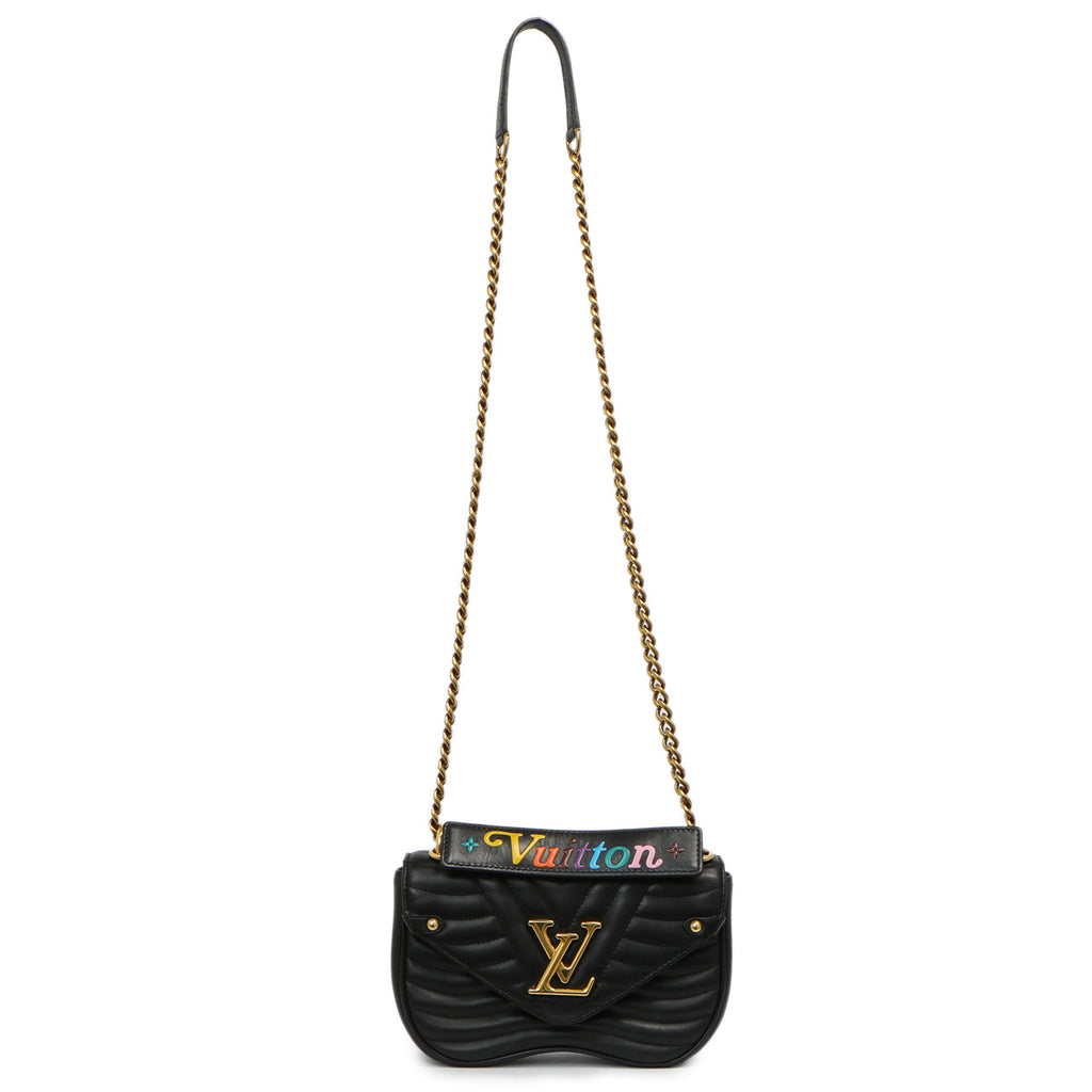 Louis Vuitton Black Calfskin New Wave Chain PM