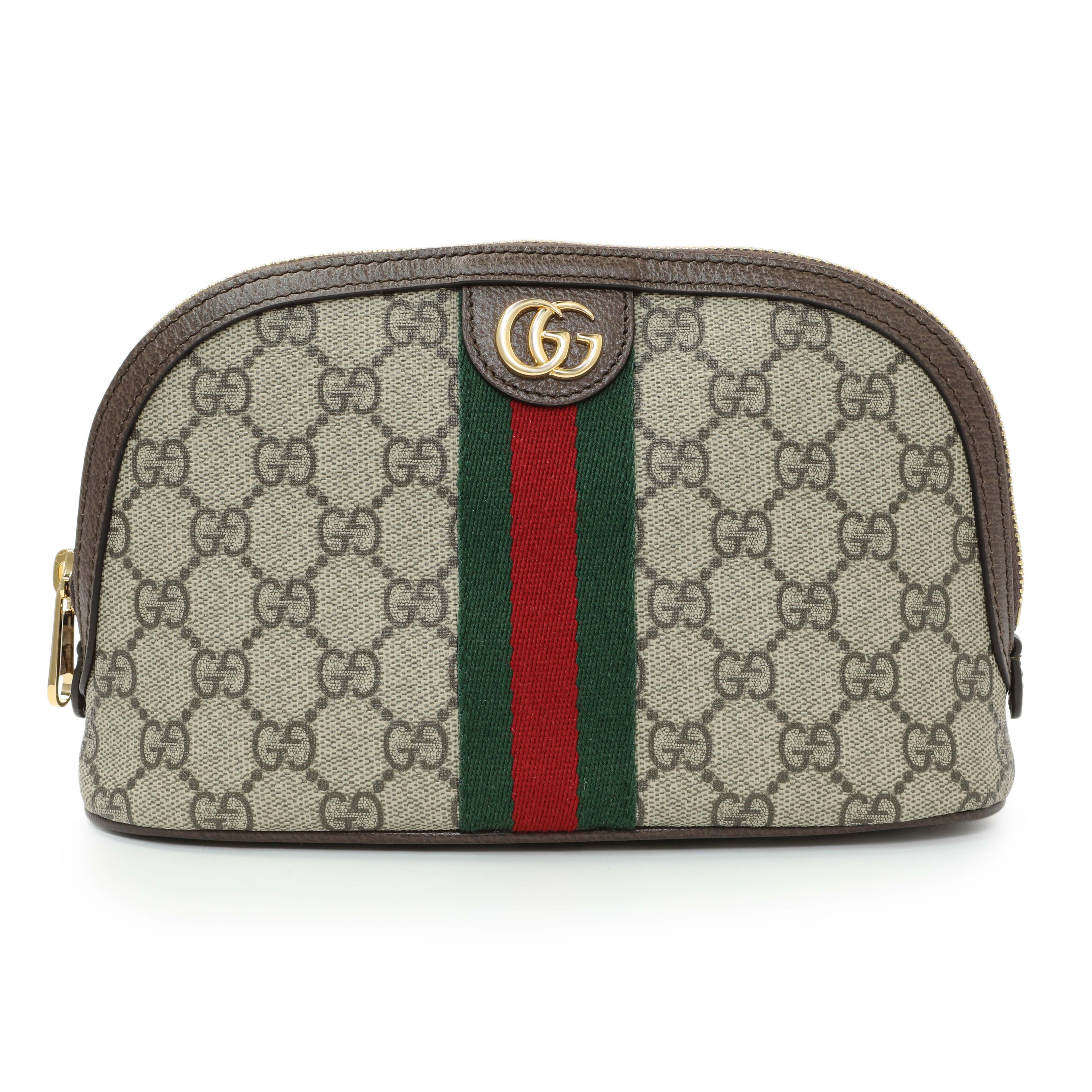 Gucci GG Supreme Monogram Ophidia Cosmetic Case