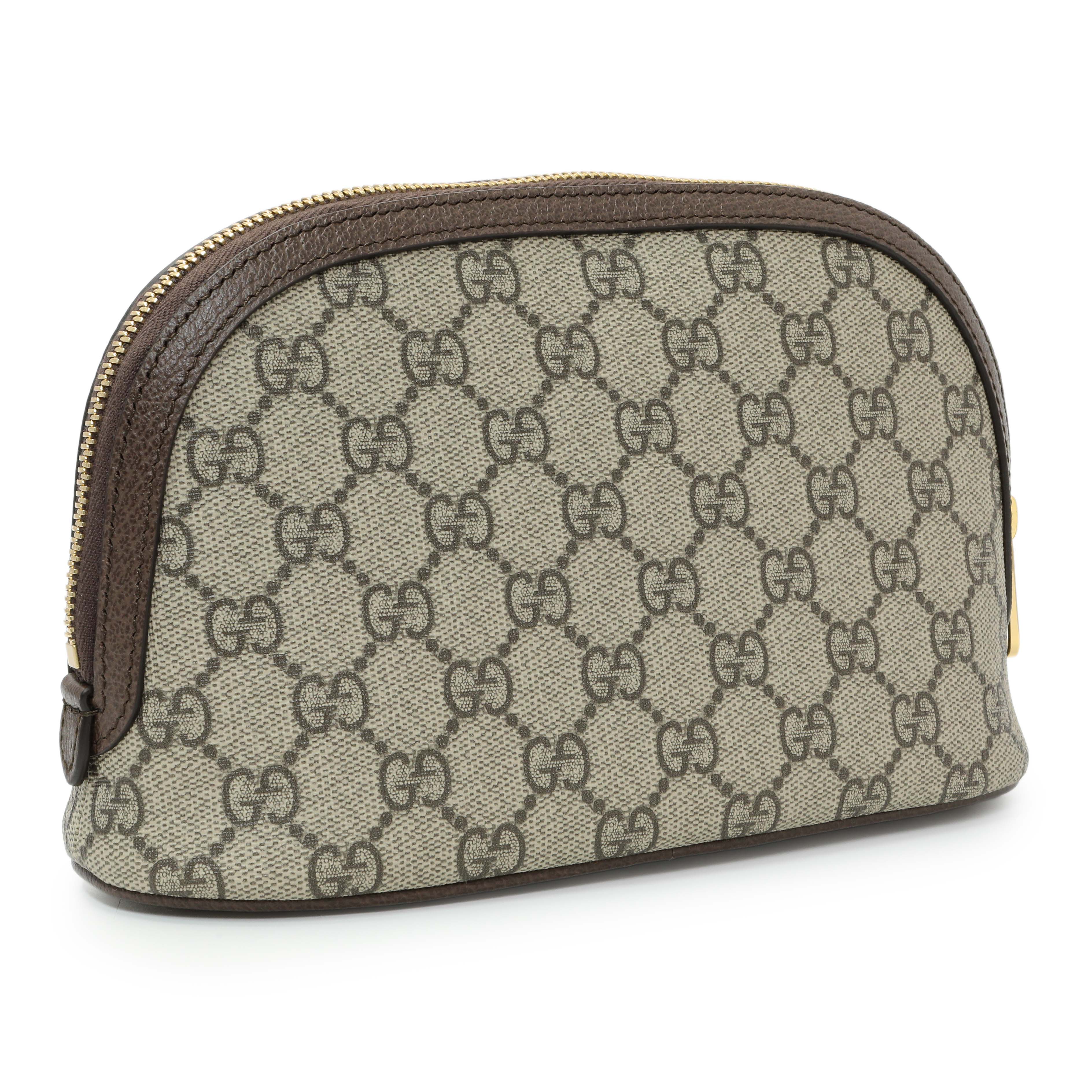 Gucci GG Supreme Monogram Ophidia Cosmetic Case