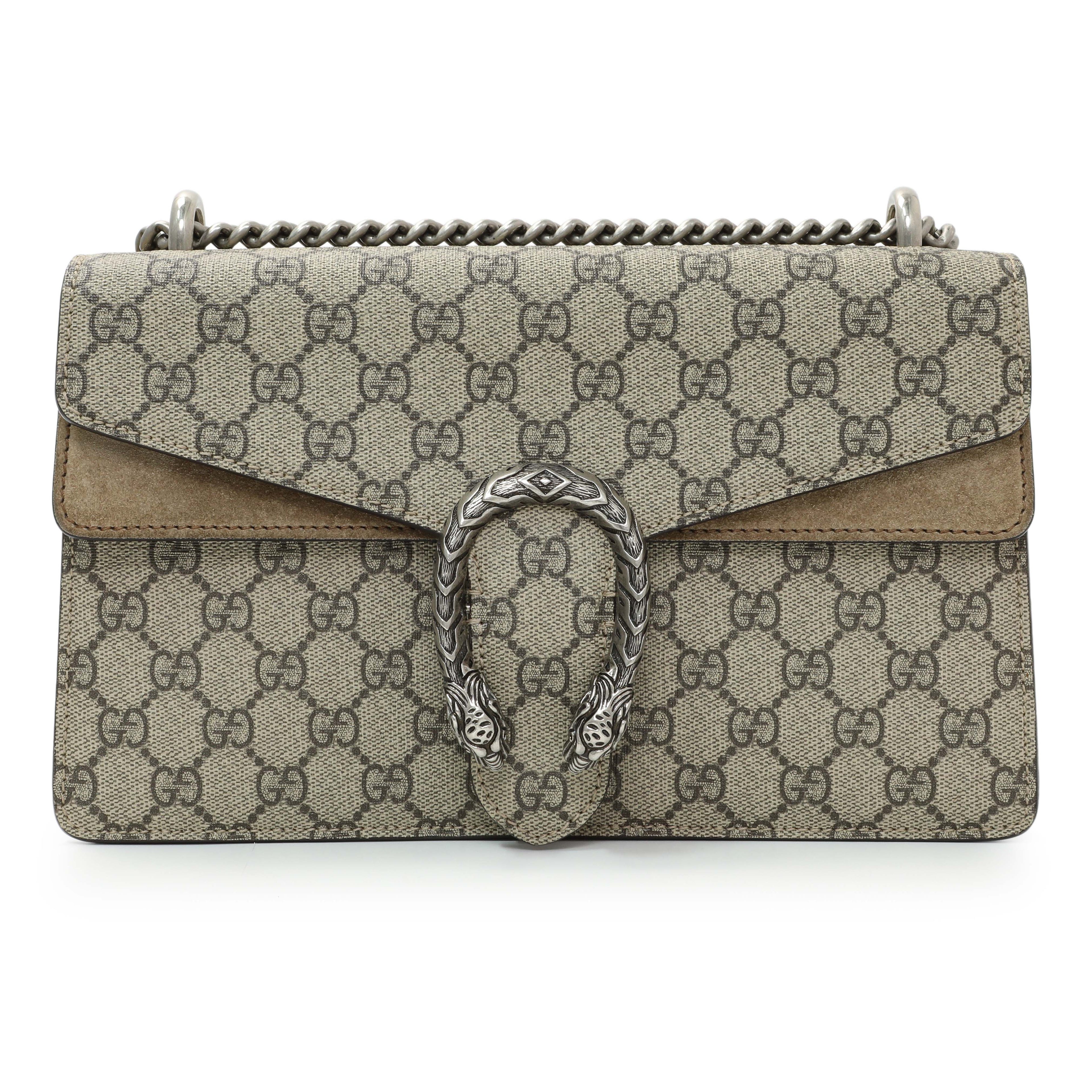 Gucci GG Supreme Monogram Small Dionysus Shoulder Bag