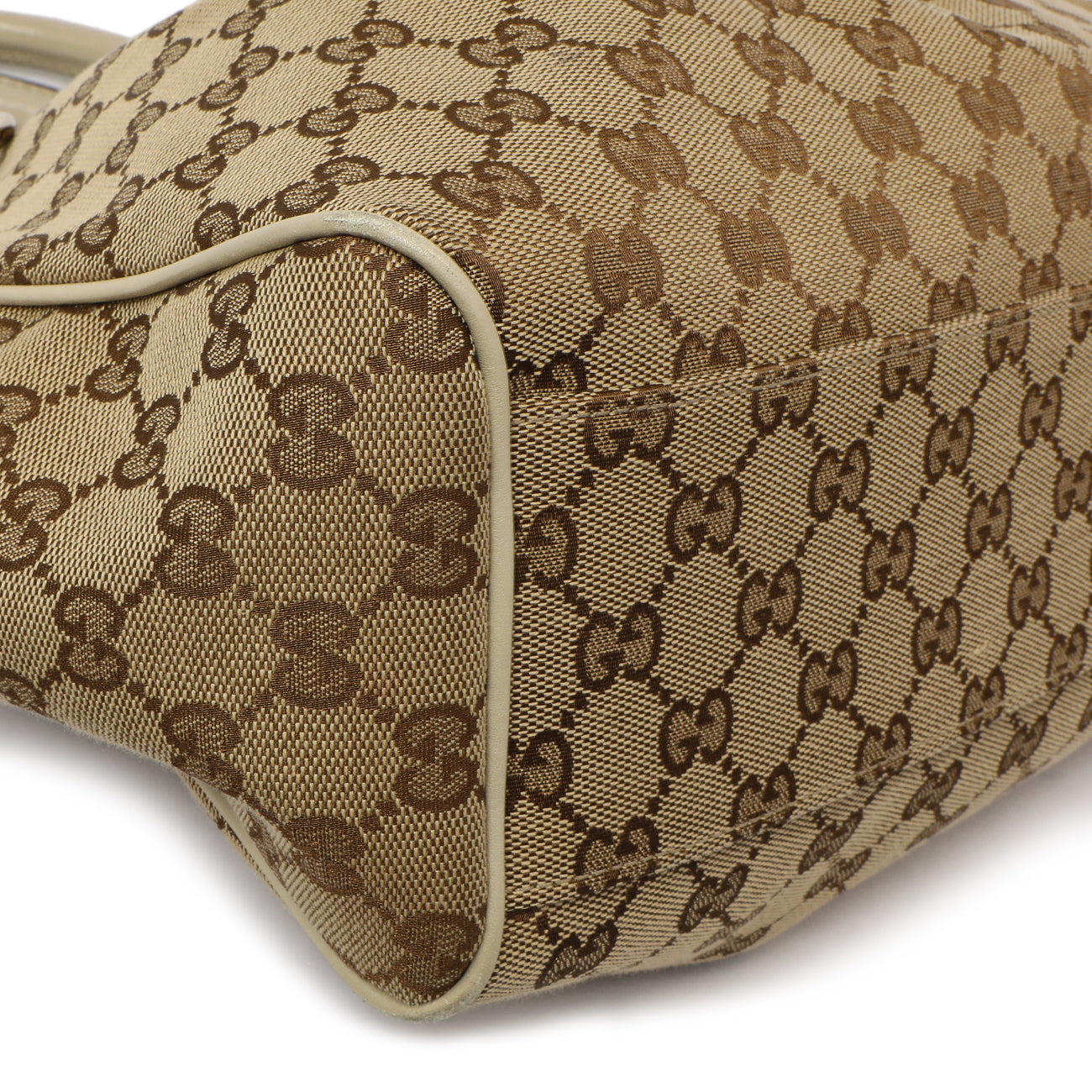 Gucci Ivory Monogram Medium Sukey Tote