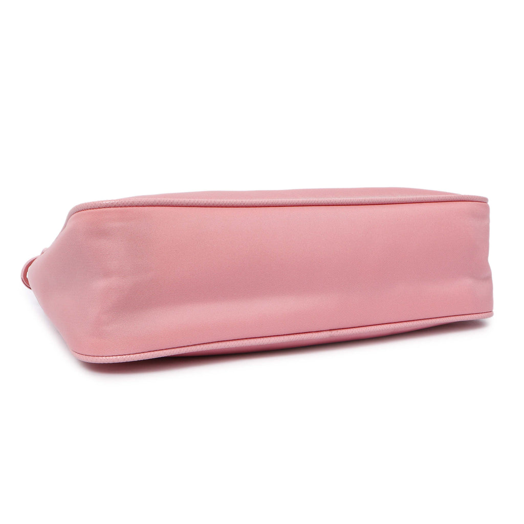 Prada Rosa Tessuto Nylon Saffiano Mini Re-Edition 2005 Bag