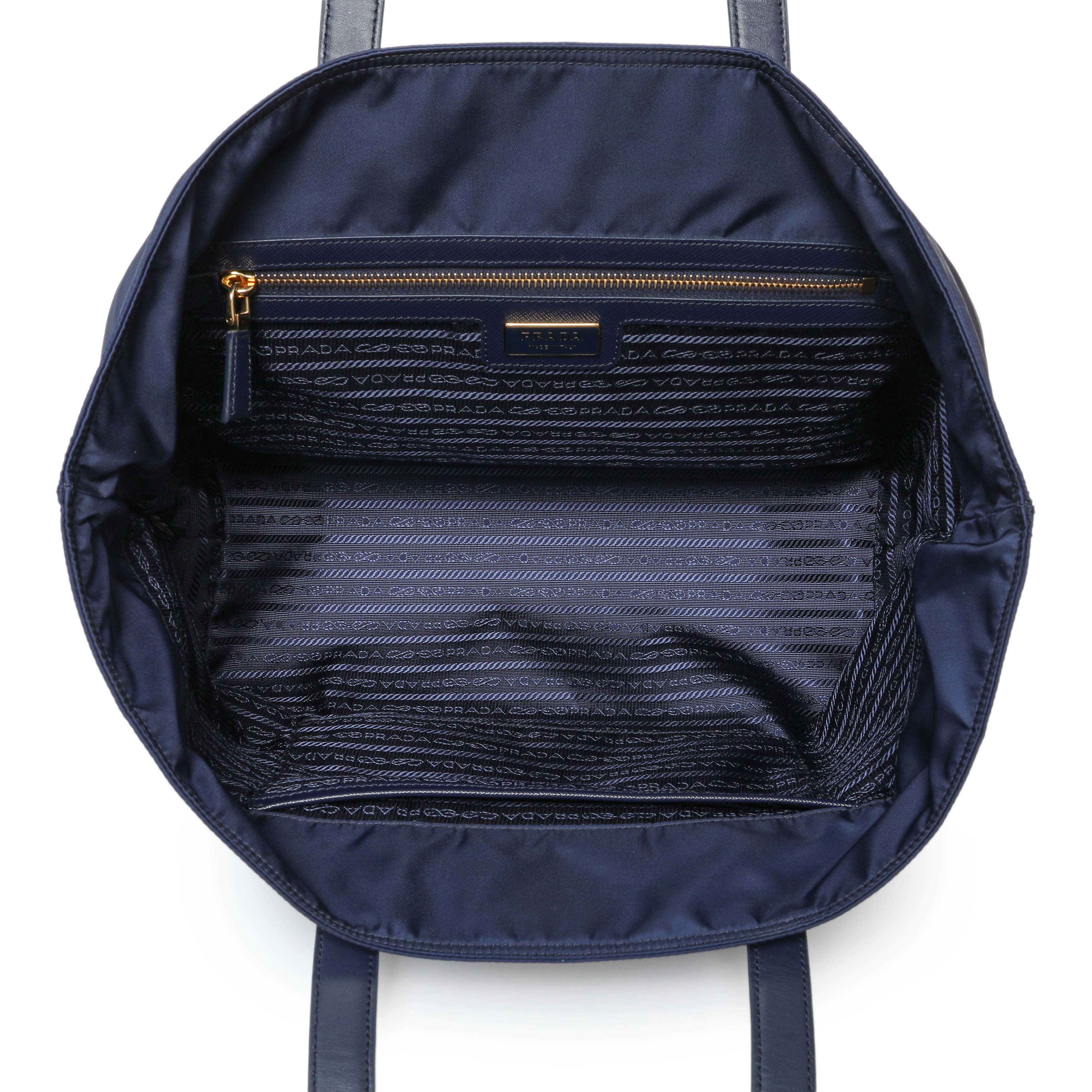 Prada Blue Re-Nylon Saffiano Re-Edition 1978 Tote