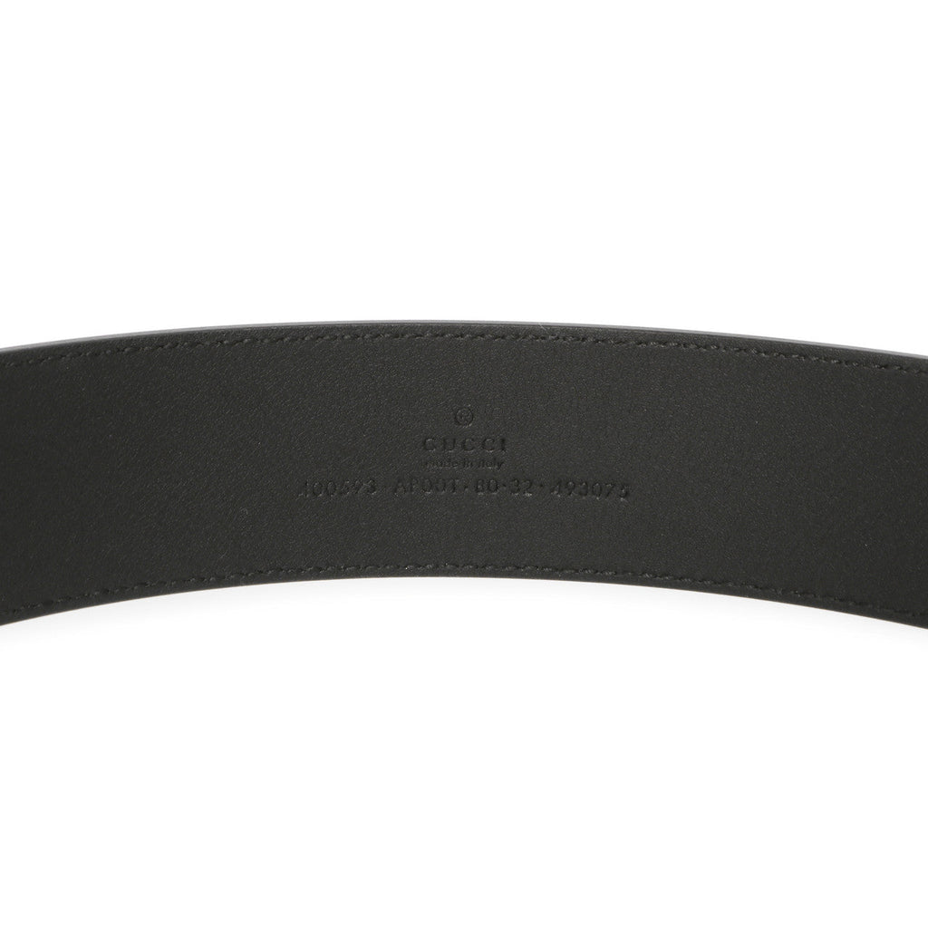 Gucci Black Calfskin Double G  40mm Belt
