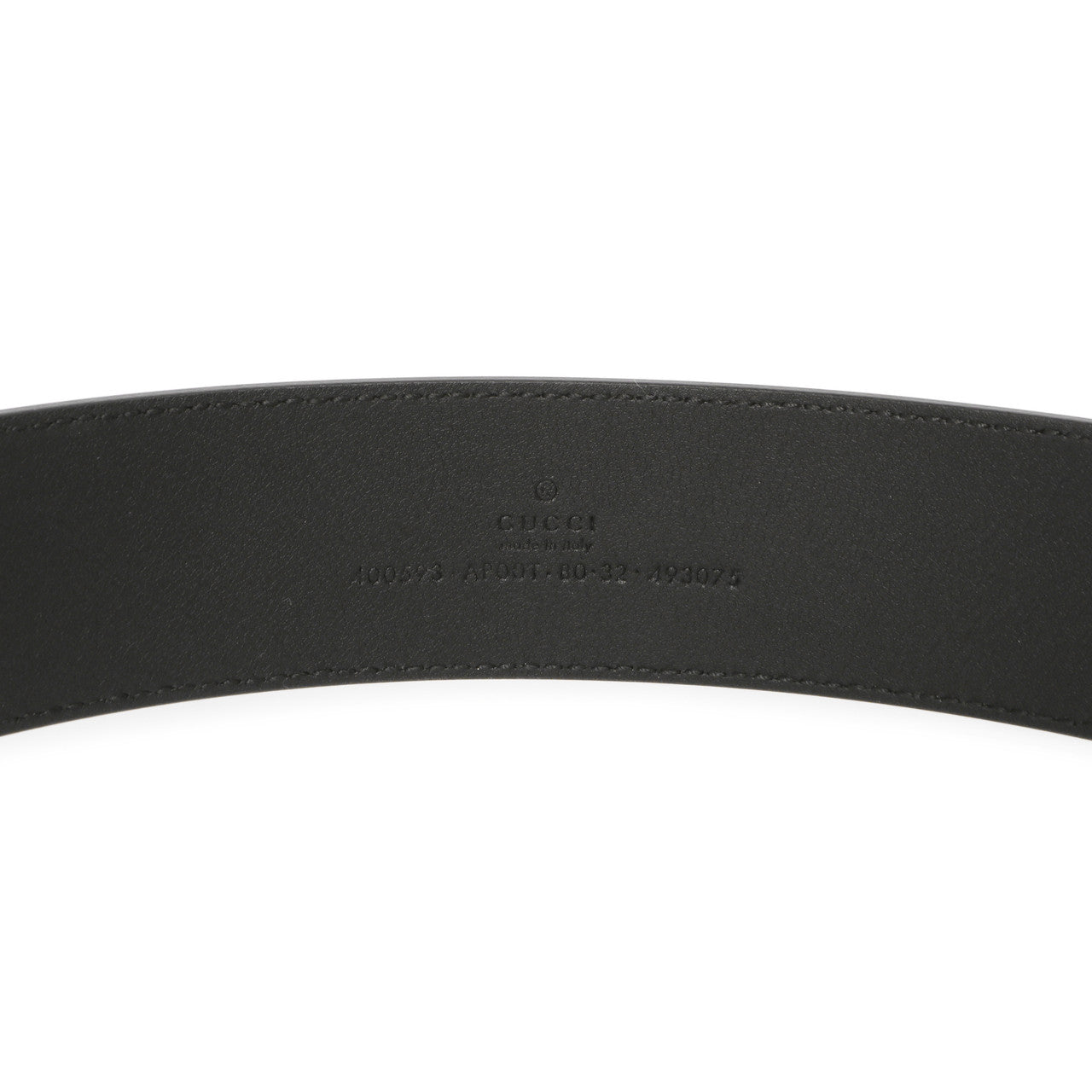 Gucci Black Calfskin Double G  40mm Belt