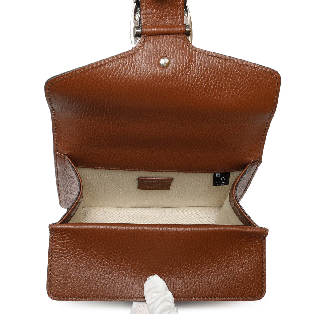 Gucci New Denim GG Monogram Enamel Mini Dionysus Shoulder Bag