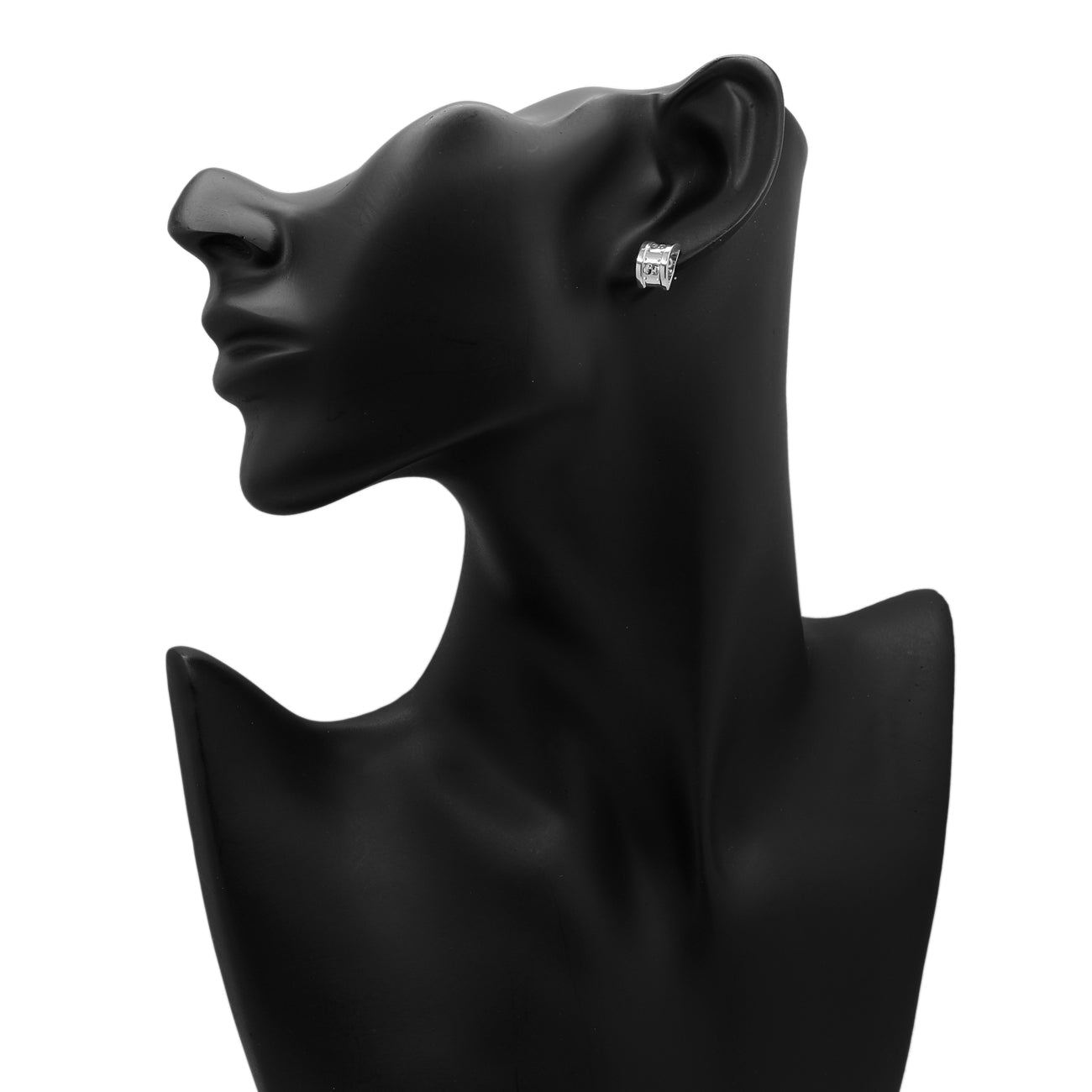 Gucci 18K White Gold Icon Twirl Earrings