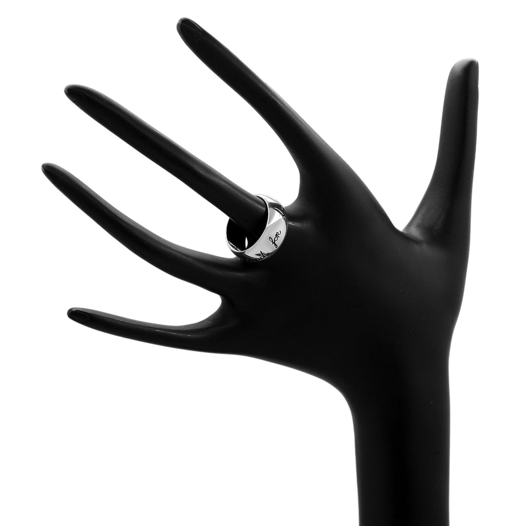 Gucci Sterling Silver Blind For Love Ring