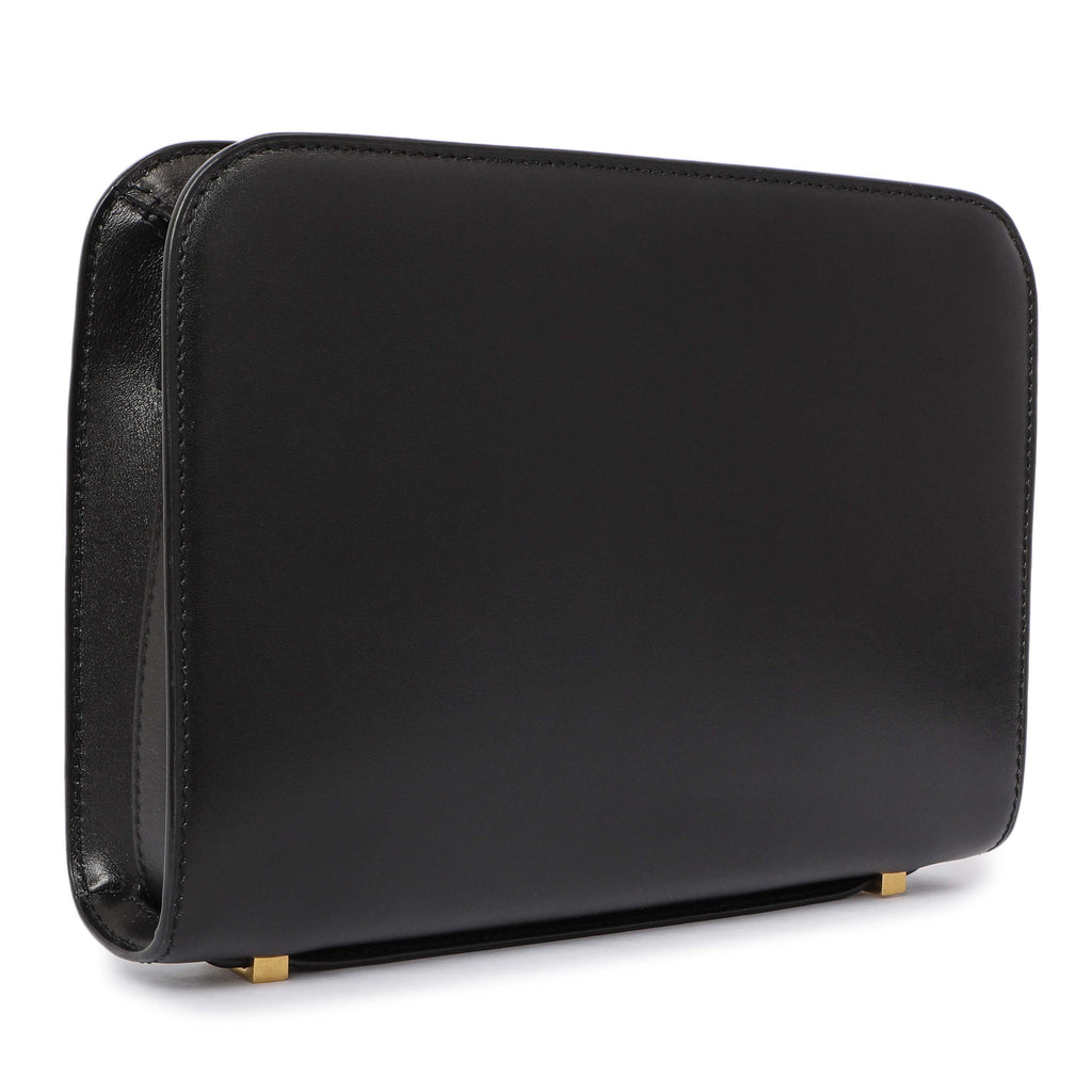 Saint Laurent Black Calfskin Reverse Satchel