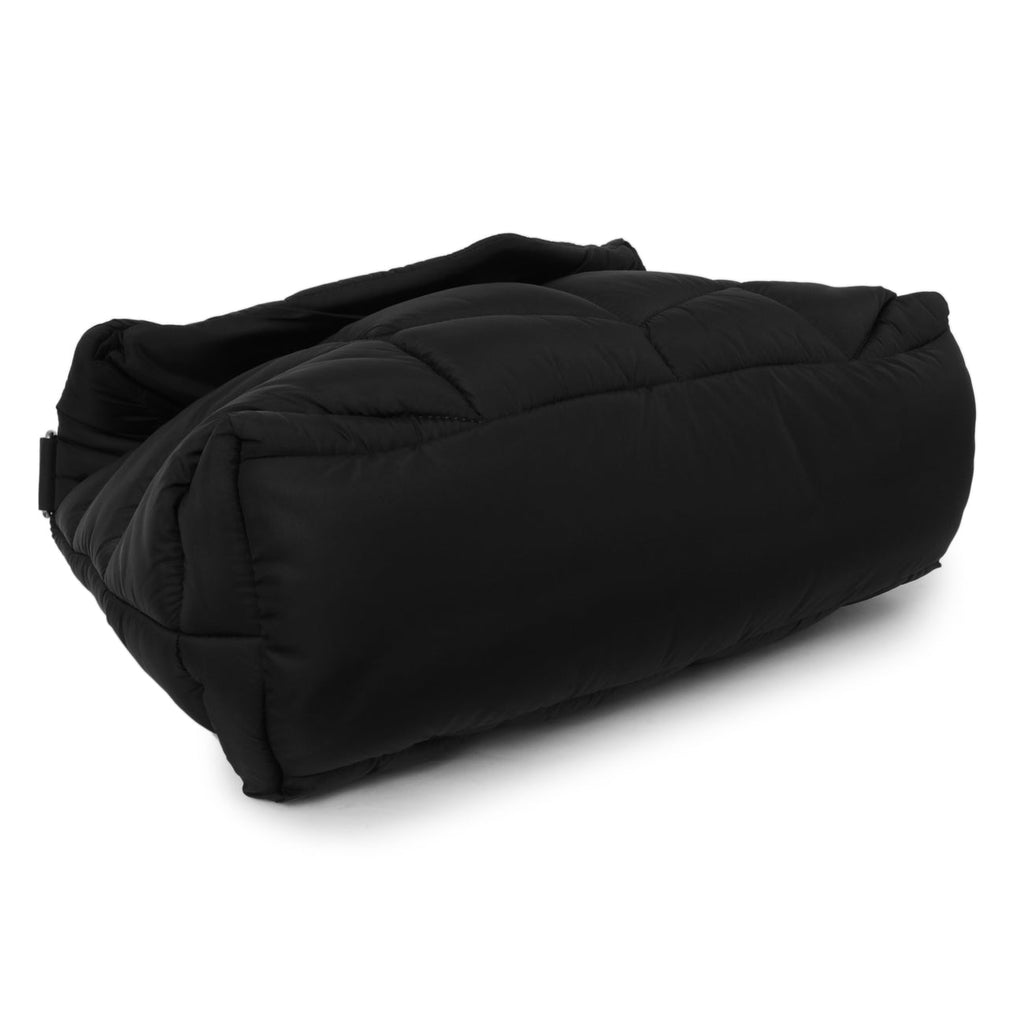 Saint Laurent Black Econyl Nylon Lou Puffer Messenger