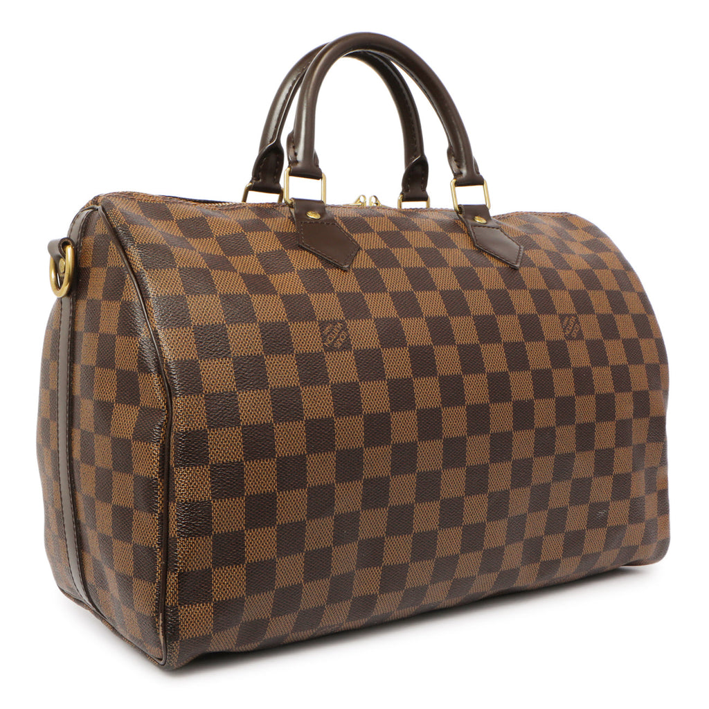 Louis Vuitton Damier Ebene Speedy Bandouliere 35