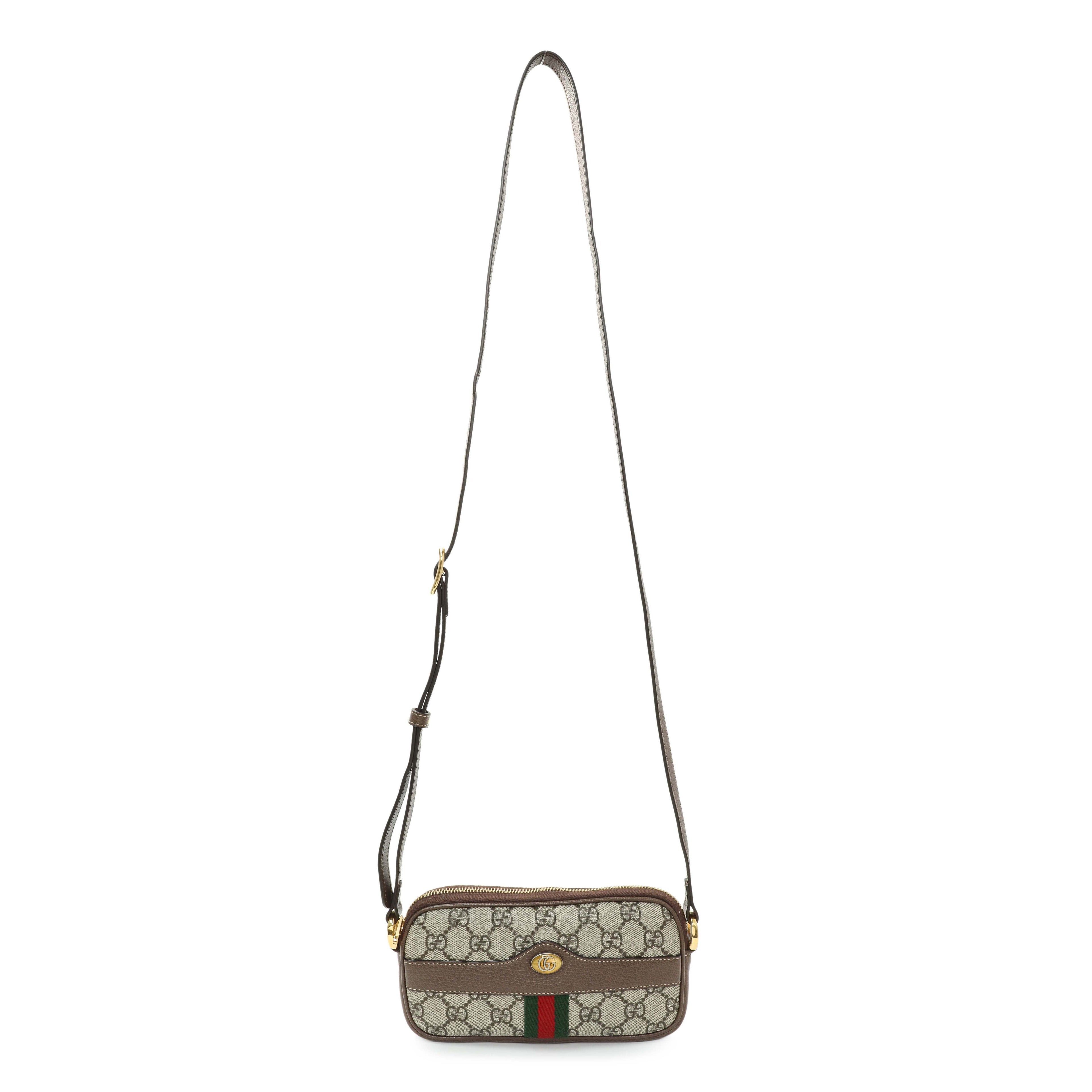Gucci GG Supreme Monogram Web Mini Ophidia GG Bag