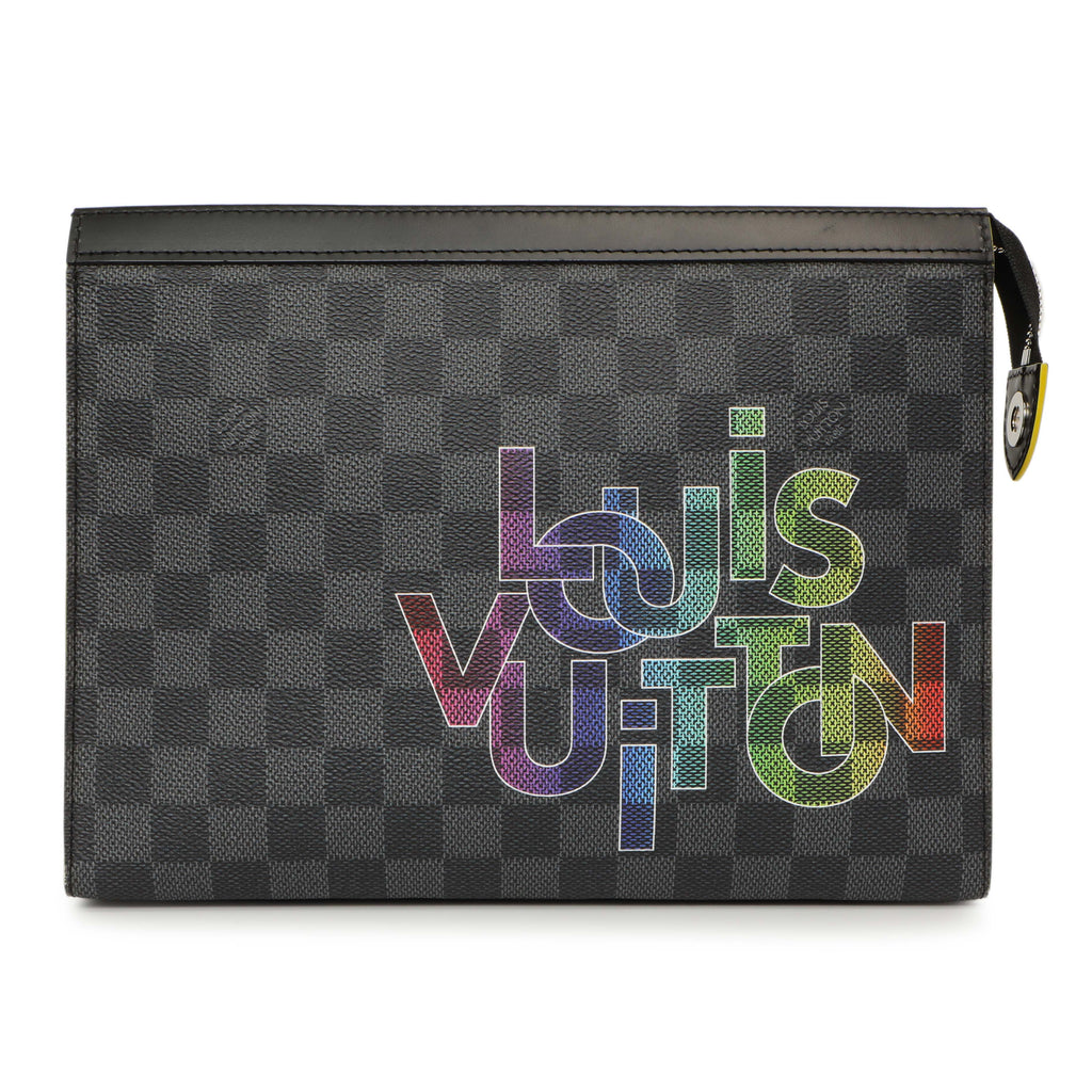 Louis Vuitton Yellow Damier Graphite Pochette Voyage MM