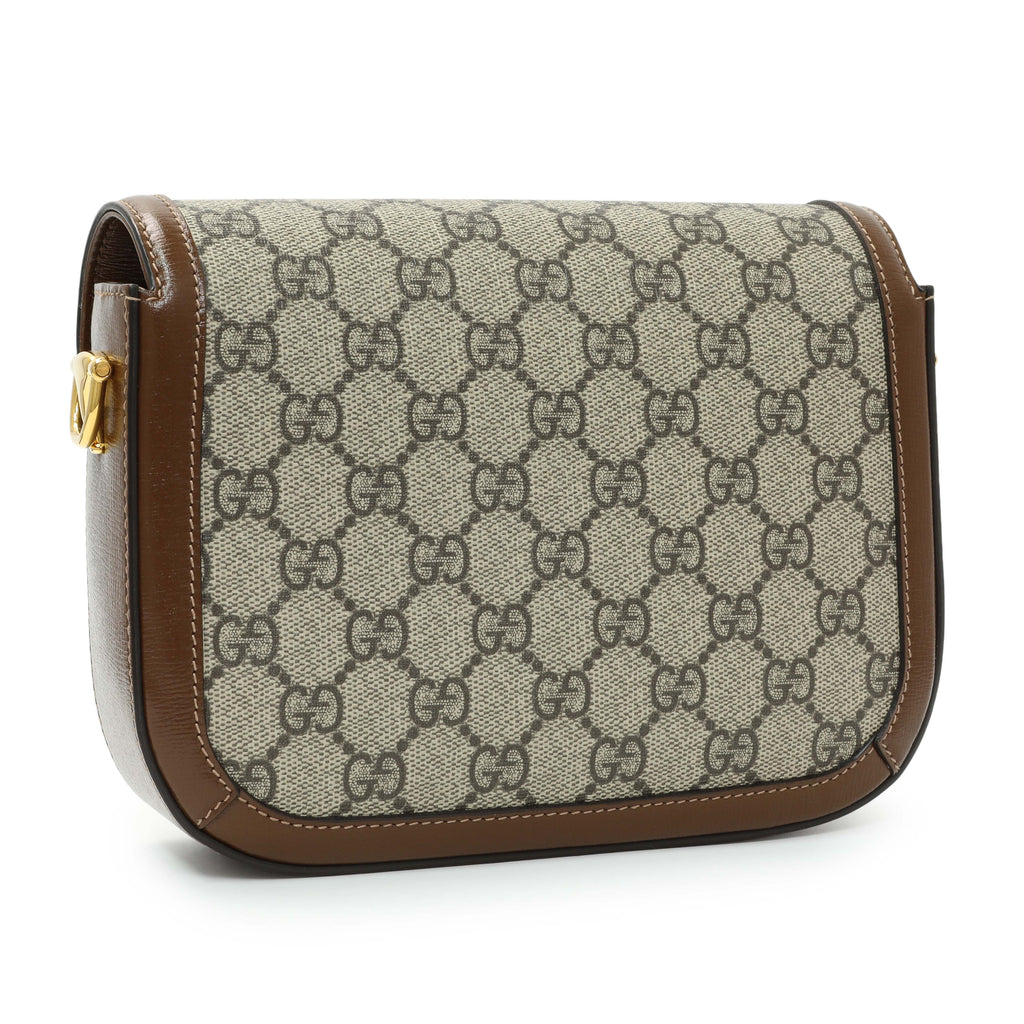 Gucci GG Supreme Monogram Web Mini Horsebit 1955 Shoulder Bag