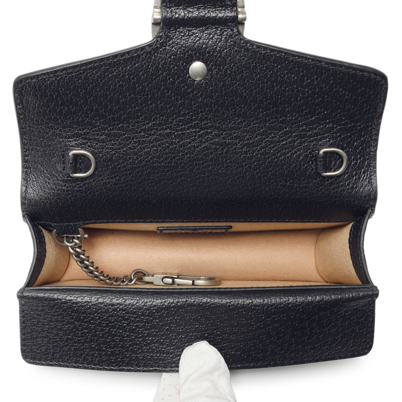 Gucci Beige Blue GG Supreme Monogram Super Mini Dionysus