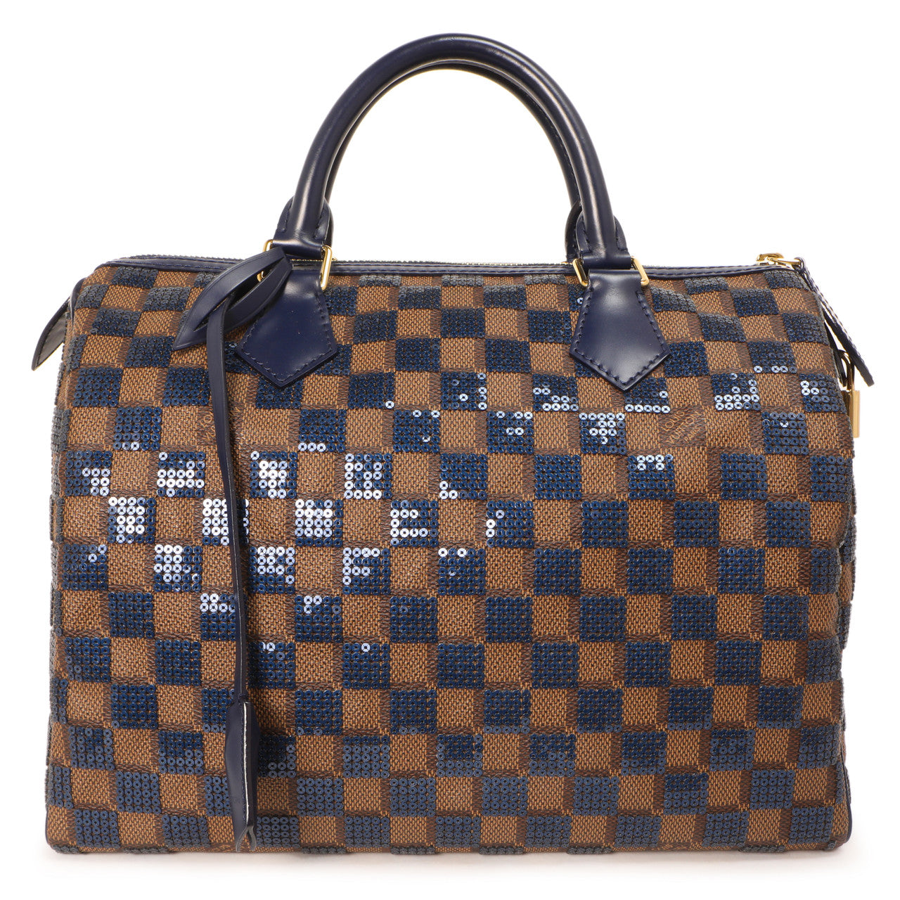 Louis Vuitton Blue Damier Paillettes Speedy 30
