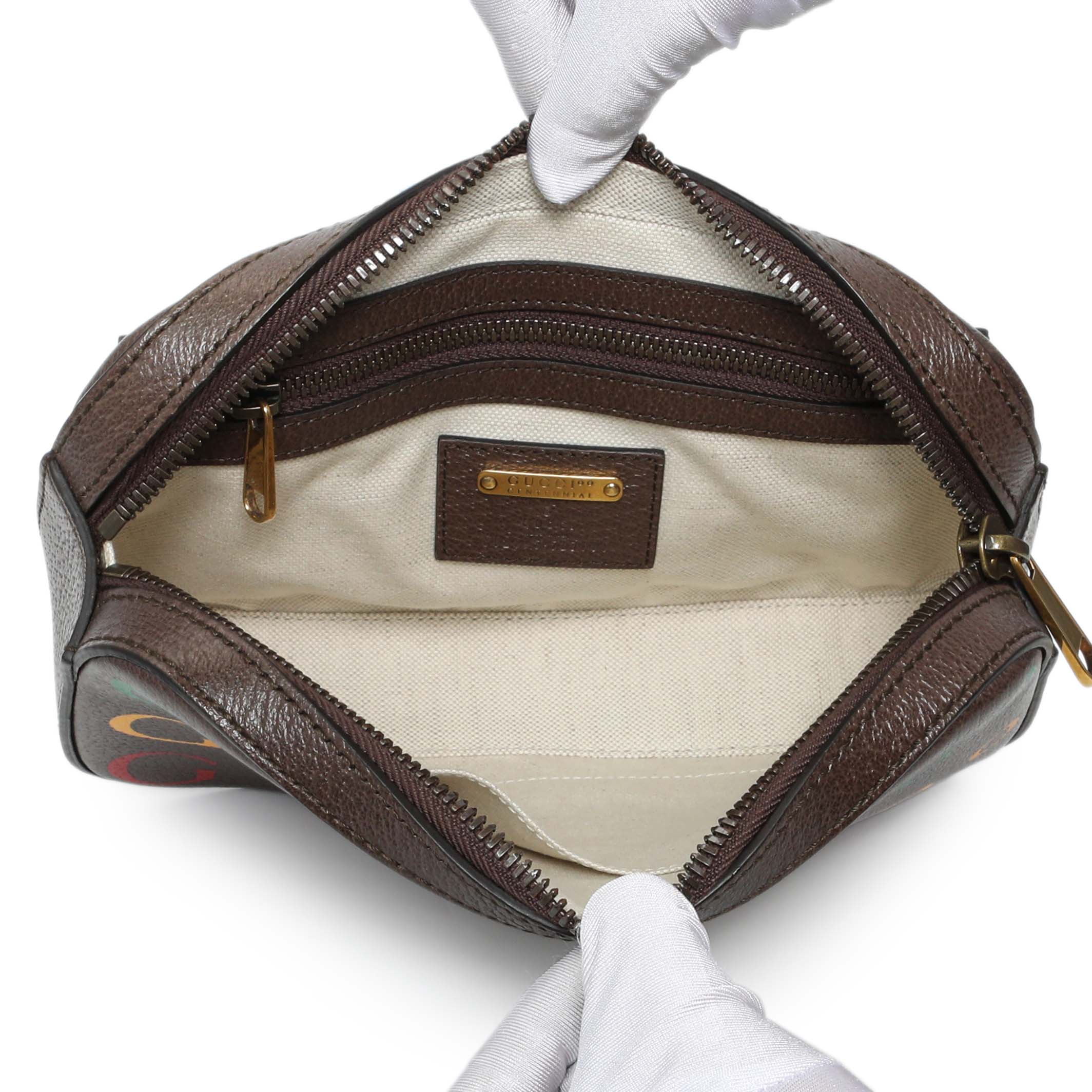 Gucci Textured Dollar Calfskin Gucci 100 Aria Belt Bag