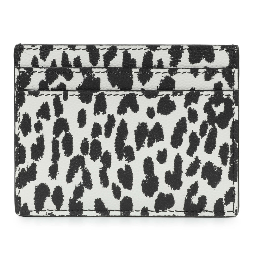 Saint Laurent Grain De Poudre Baby Cat Print Card Case