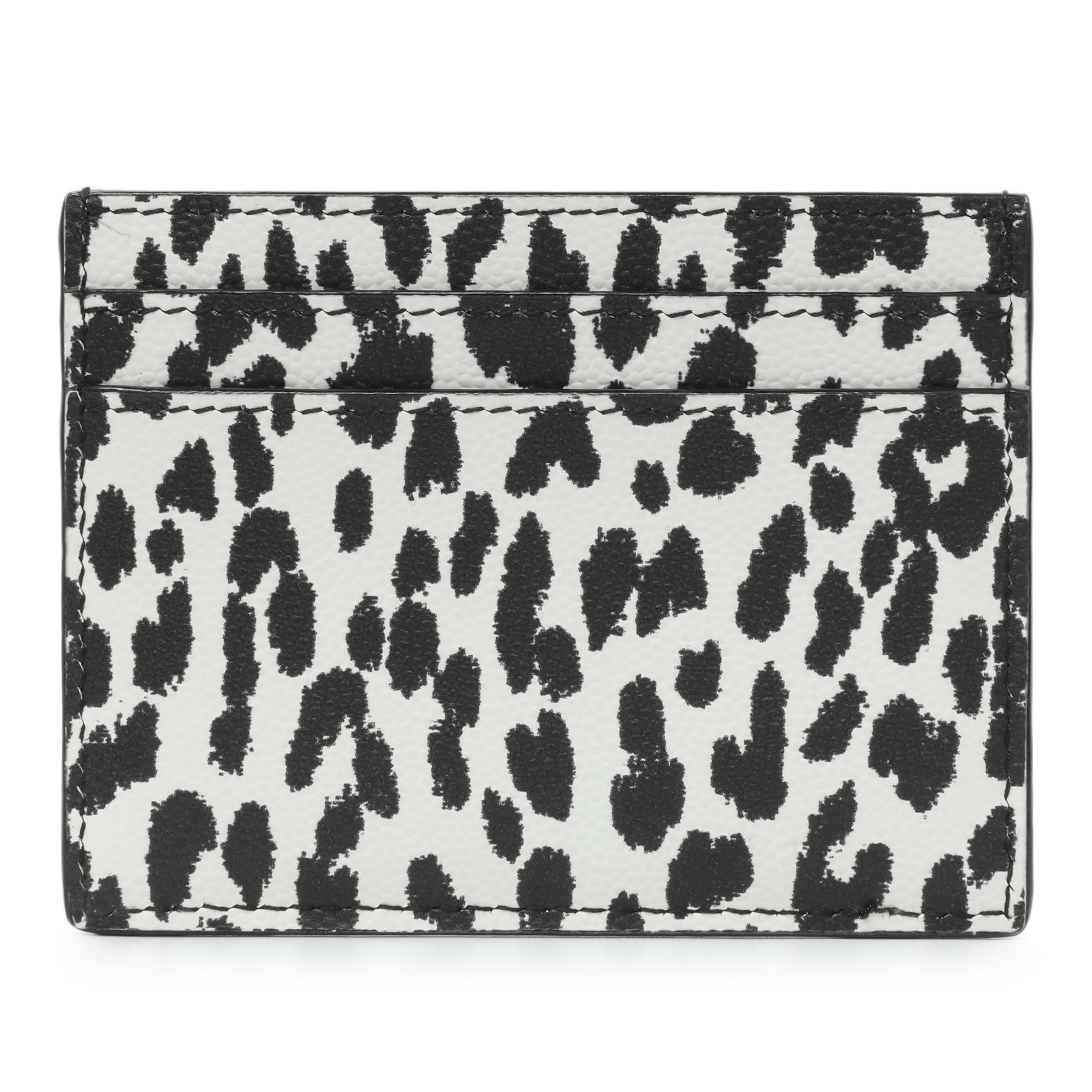 Saint Laurent Grain De Poudre Baby Cat Print Card Case