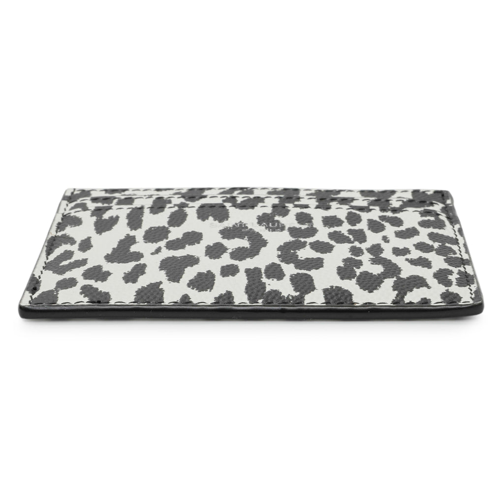 Saint Laurent Grain De Poudre Baby Cat Print Card Case