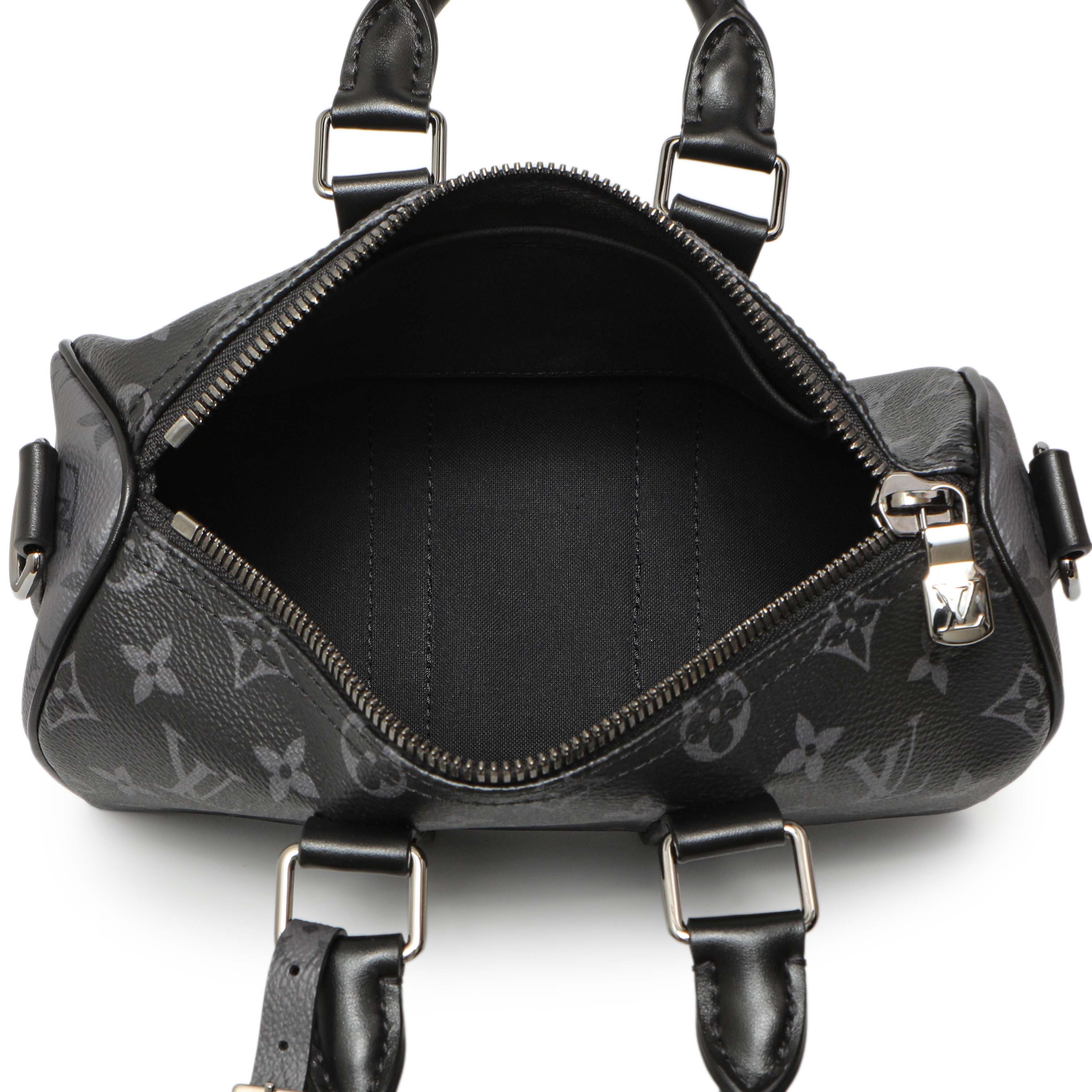 Louis Vuitton Monogram Eclipse Keepall Bandouliere 25