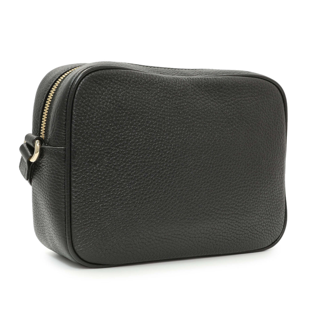 Gucci Black Pebbled Calfskin Small Soho Disco Bag