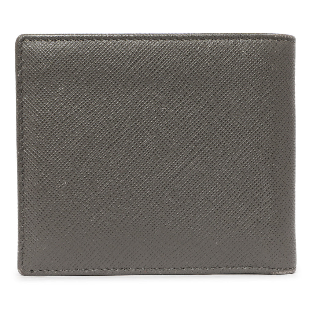 Prada Grey Saffiano Bifold Wallet