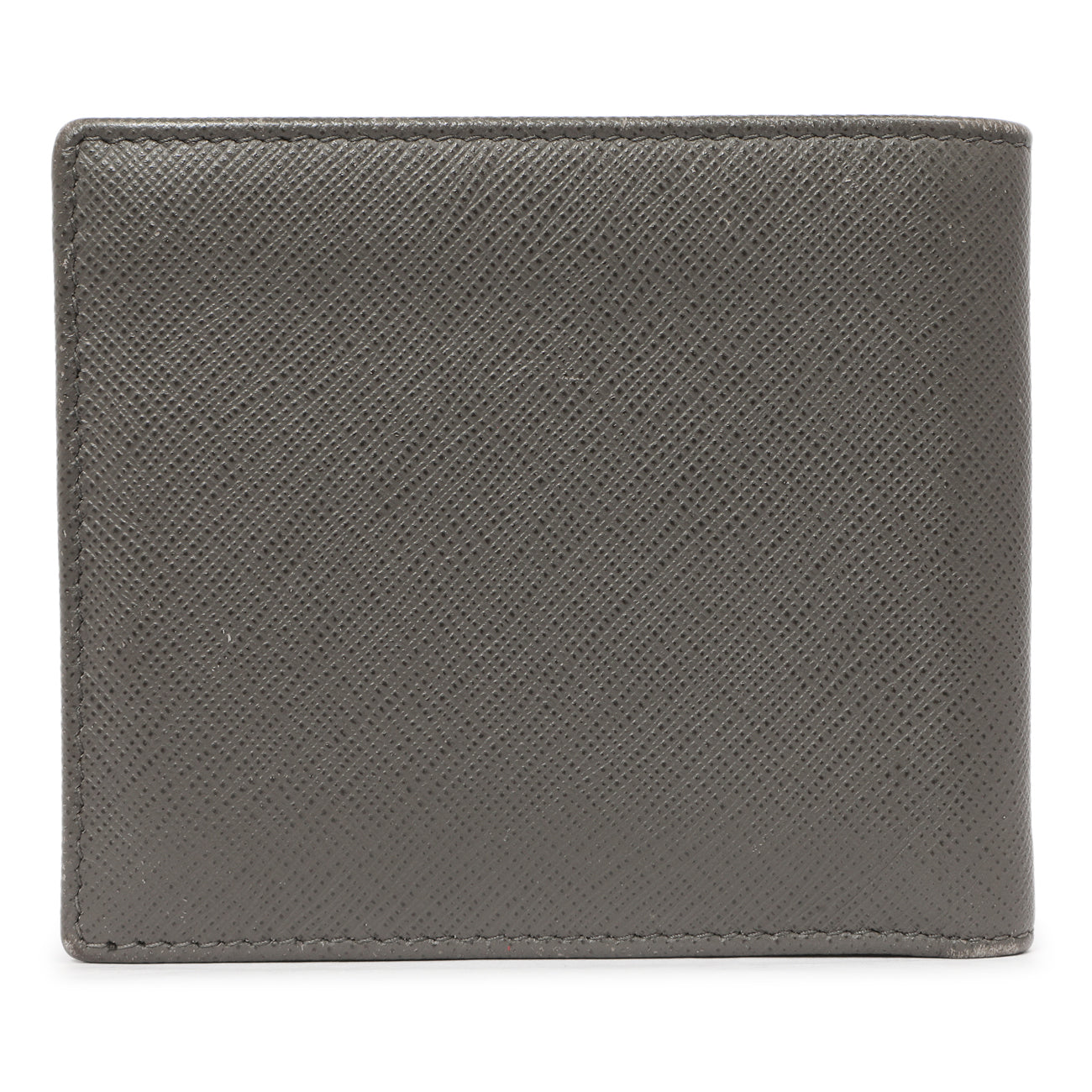 Prada Grey Saffiano Bifold Wallet