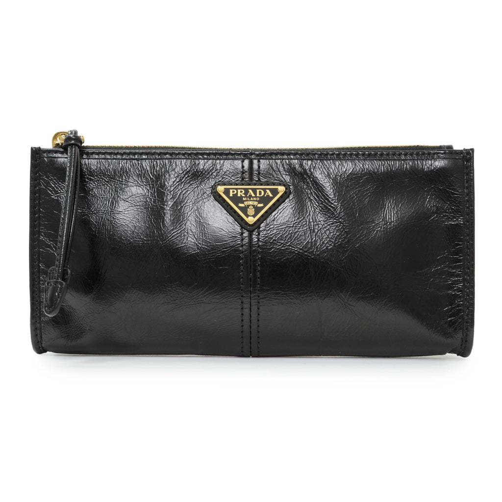 Prada Black Lux Calfskin Pouch