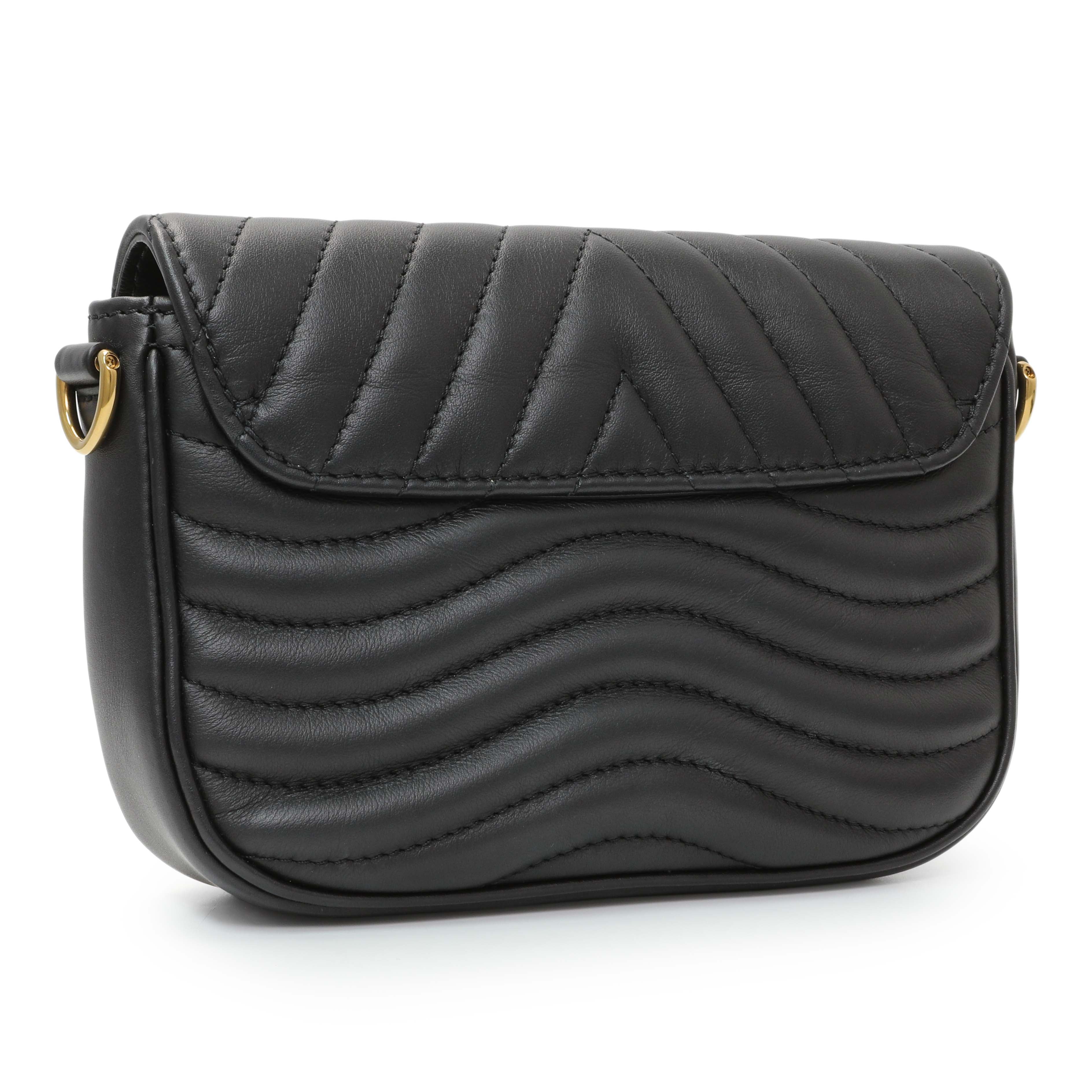 Louis Vuitton Black Calfskin New Wave Multi Pochette