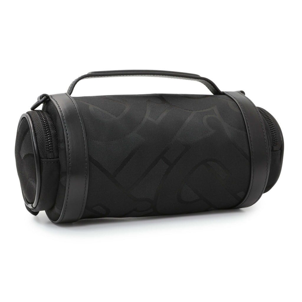 Burberry Black Jacquard Logo TB Sound Bag