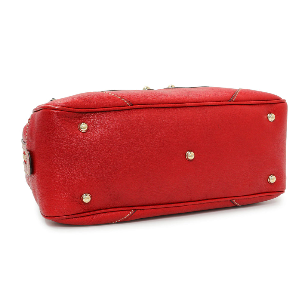 Gucci Red Calfskin Capri Small Bowler