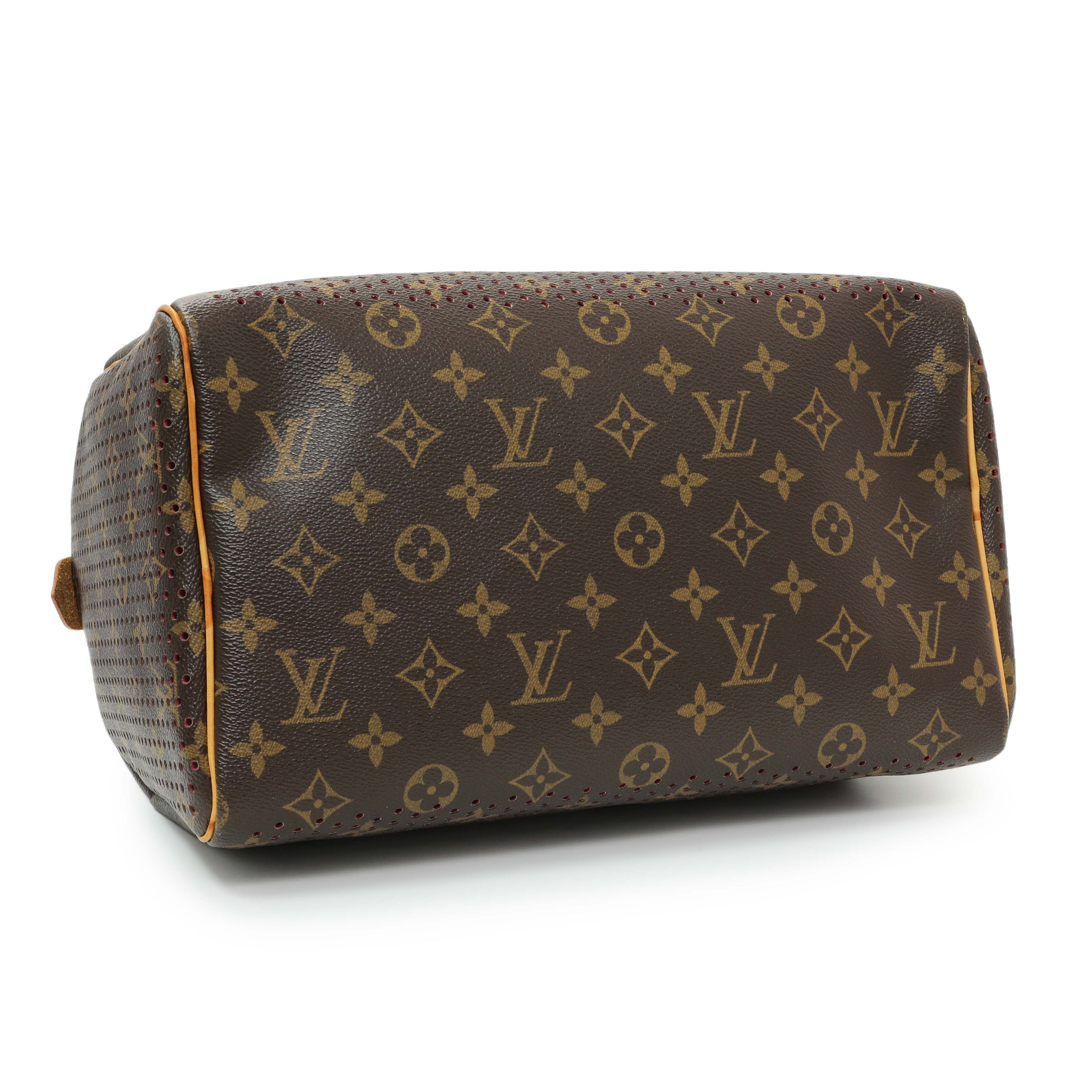 Louis Vuitton Monogram Perforated Speedy 30